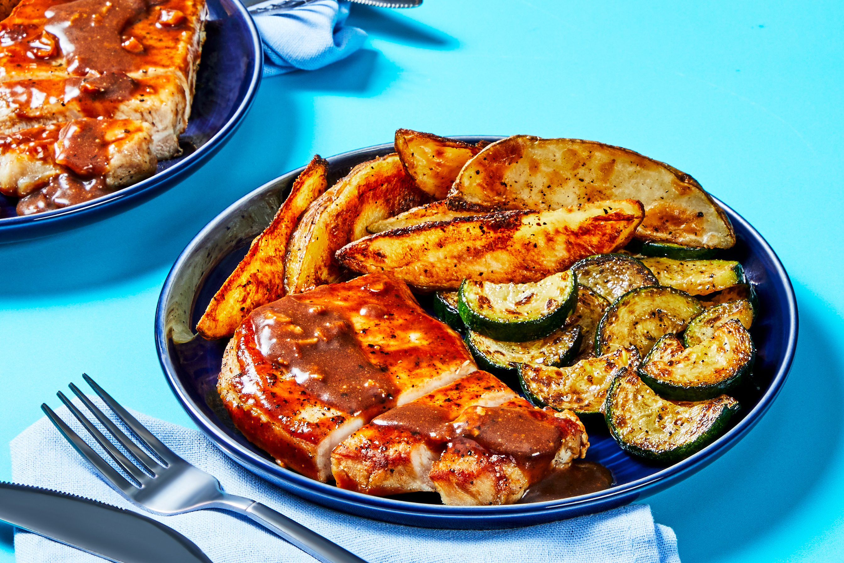 Saucy Cherry-Balsamic Pork Chops