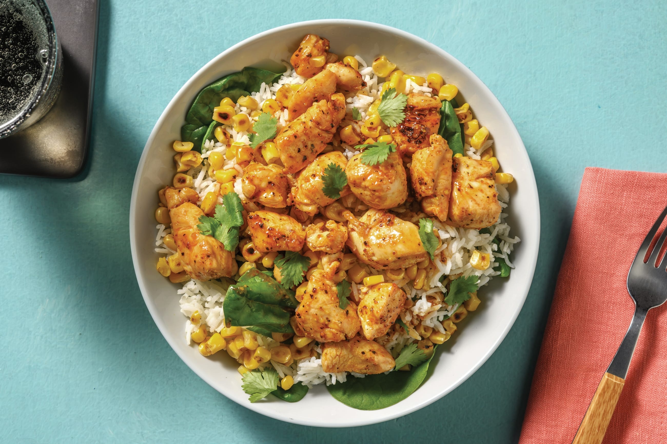 Saucy Peri Peri Chicken Rice Bowl