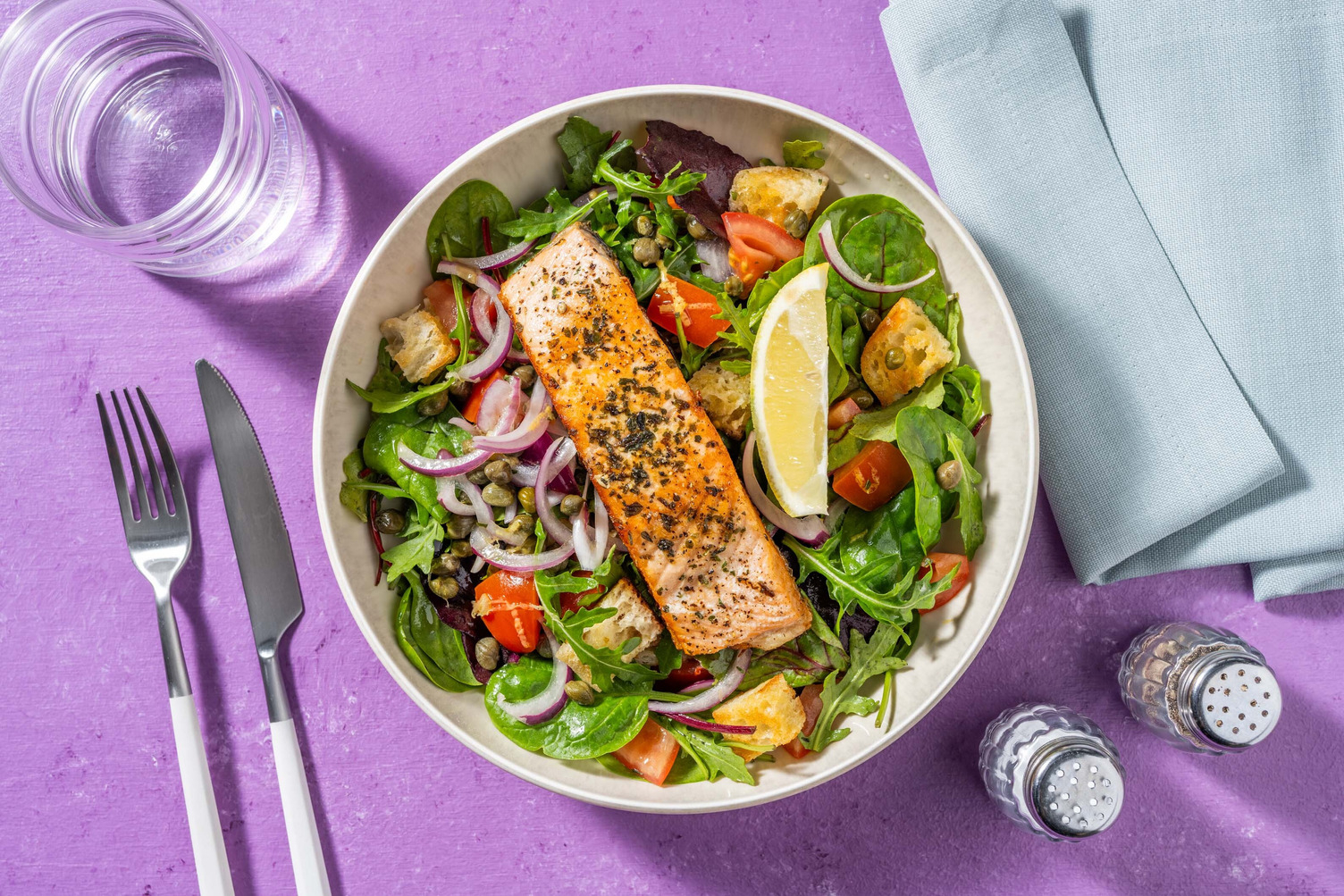 Saumon aux épices italiennes