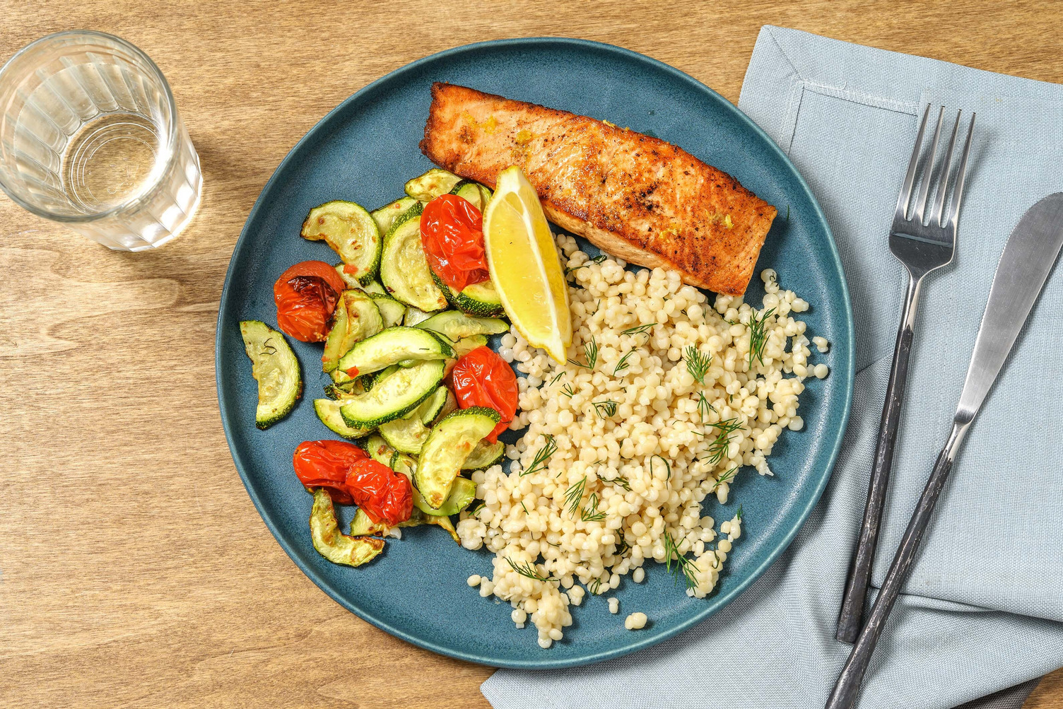 Cal Smart Lemon Butter Basted Salmon