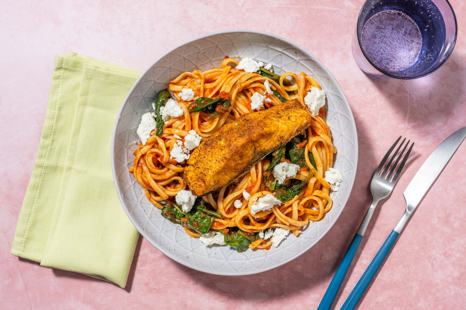 Saumon double acidulé à l’ail