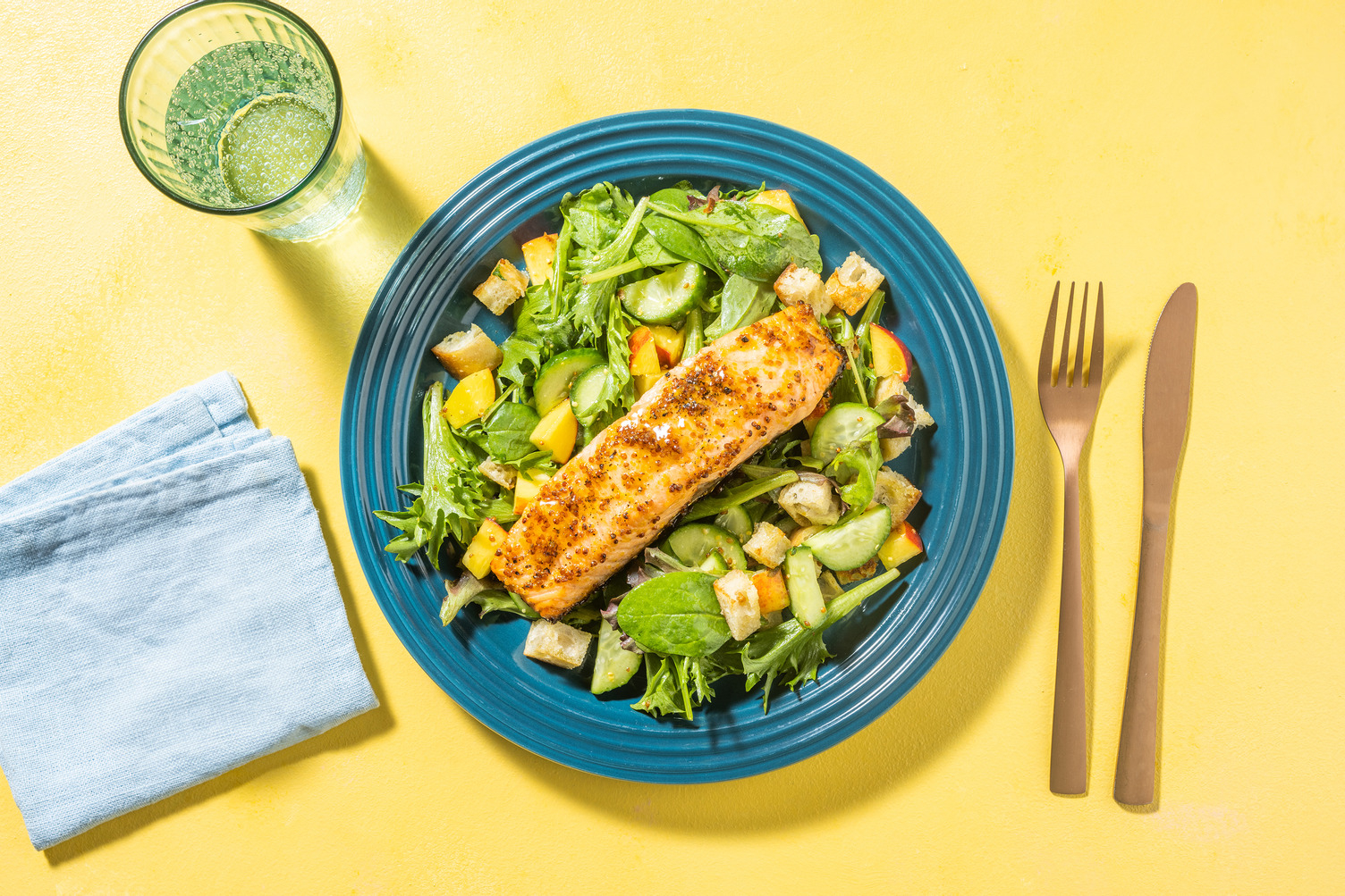 Roasted Honey-Mustard Salmon