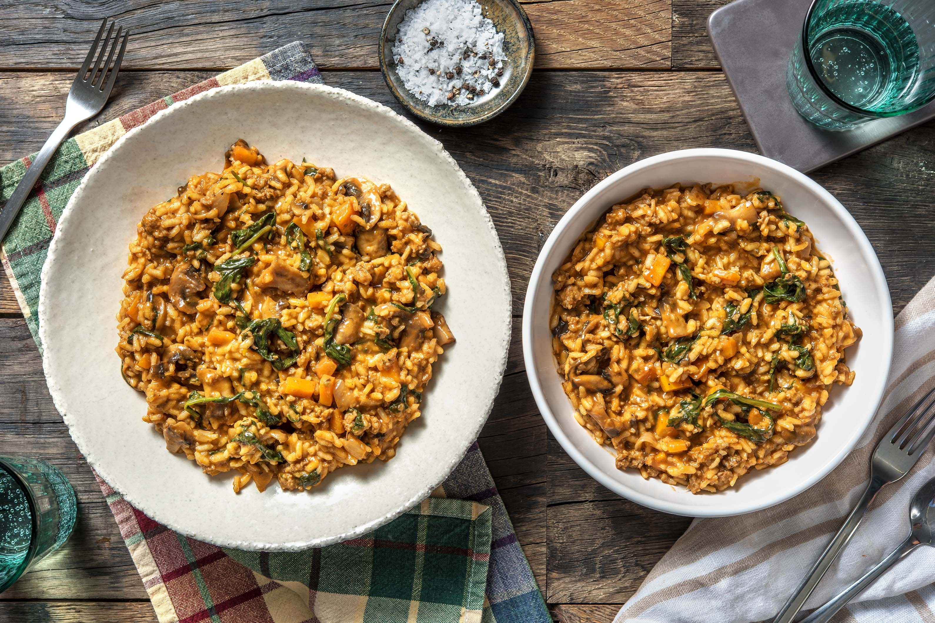 Sausage Bolognese Risotto
