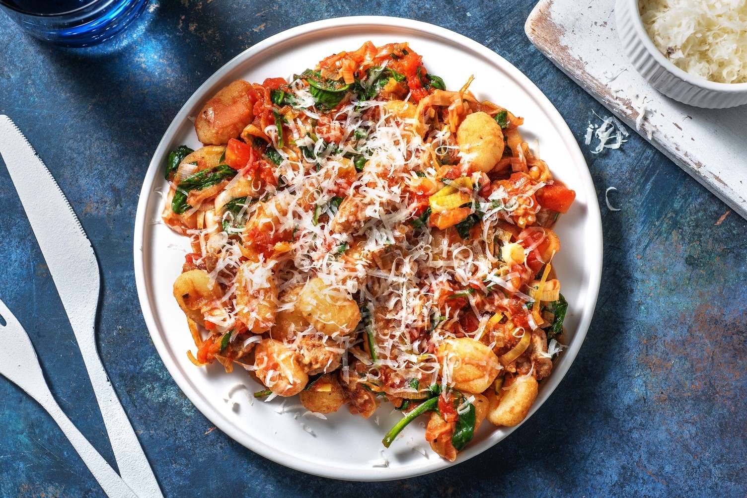 Ragù d’été au poireau et à la saucisse