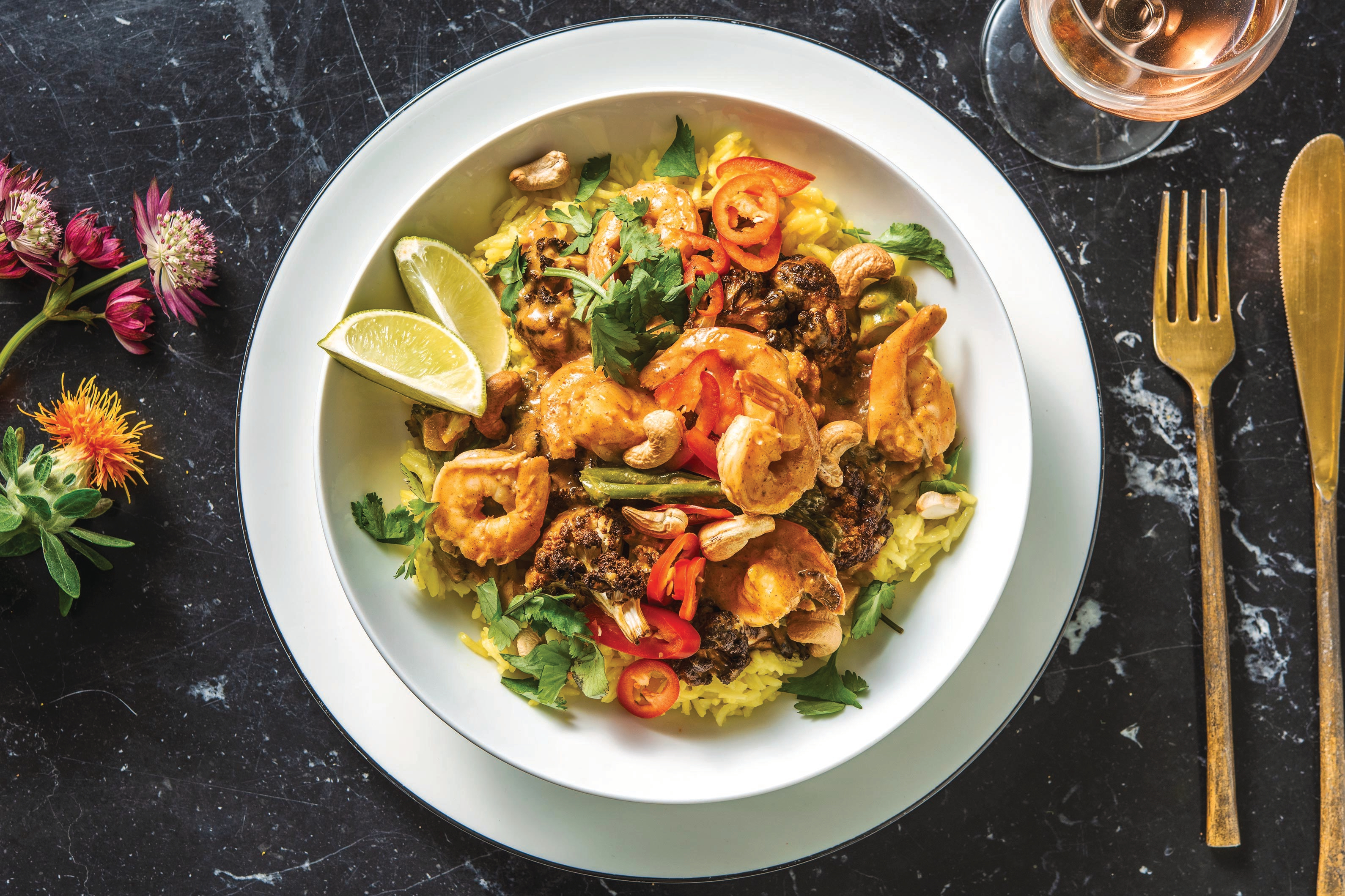 Barramundi & Roasted Cauliflower Bengali Curry