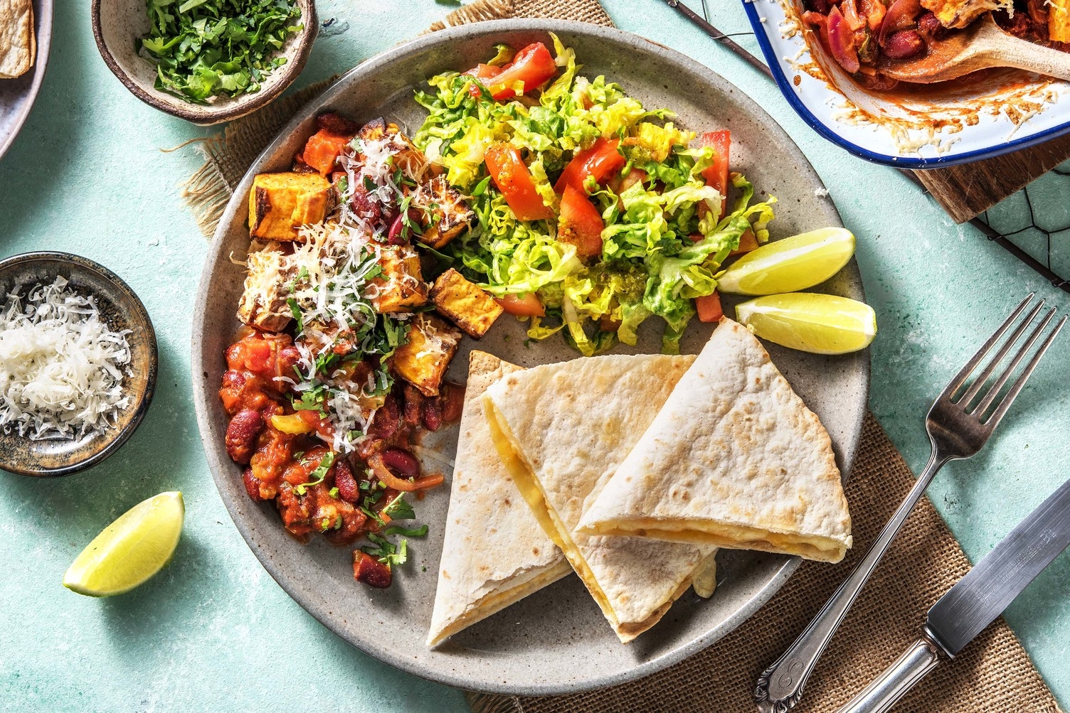 Scharfes Gemüsechili mit Kidneybohnen