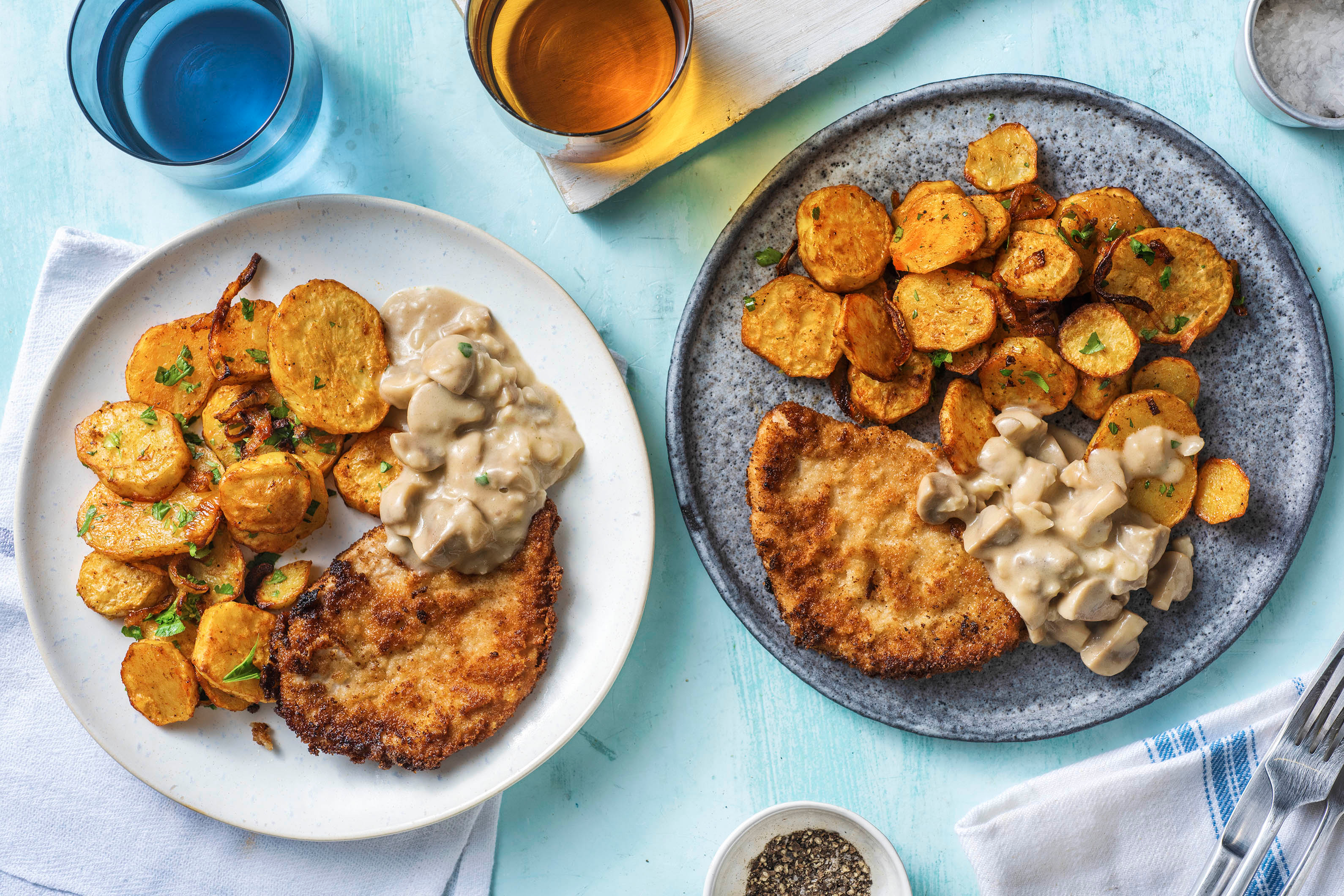 Schnitzel „Jägerart“