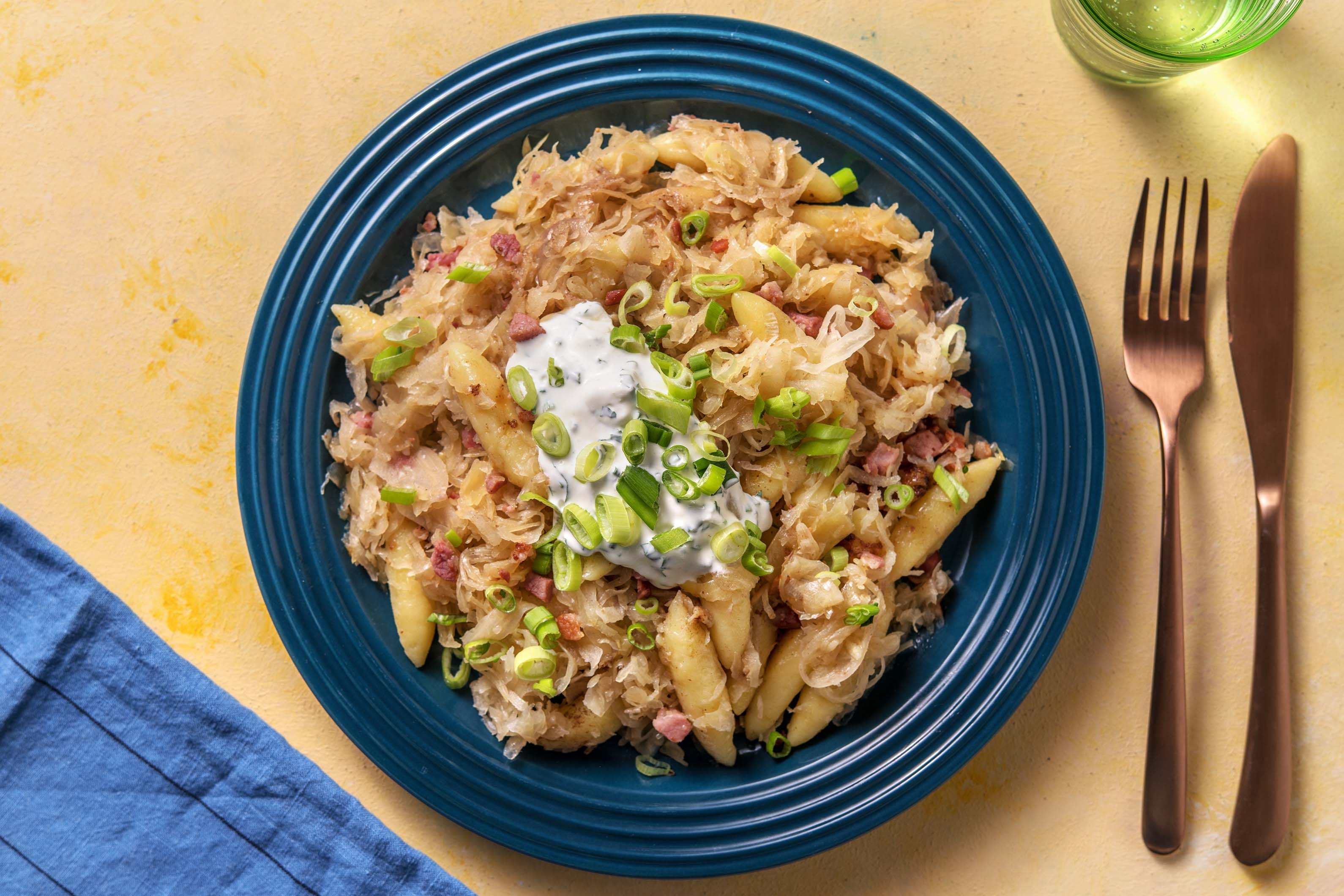 Schupfnudeln mit Sauerkraut