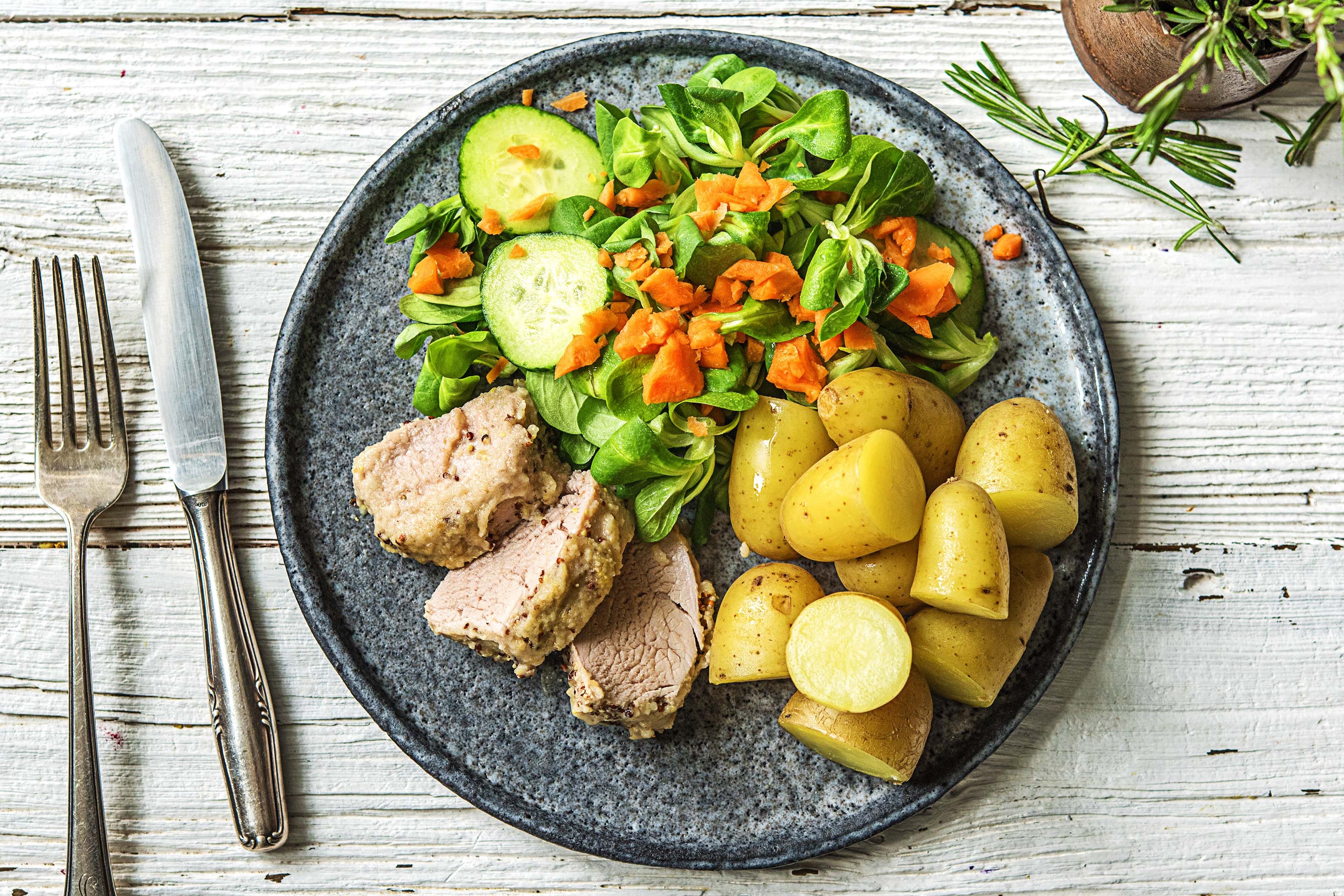 Saftiges Schweinefilet