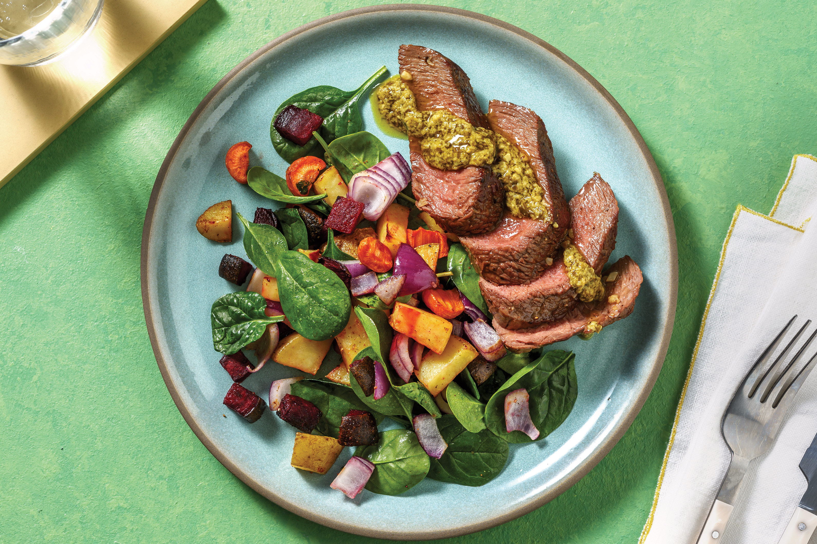 Seared Beef & Garlic Butter