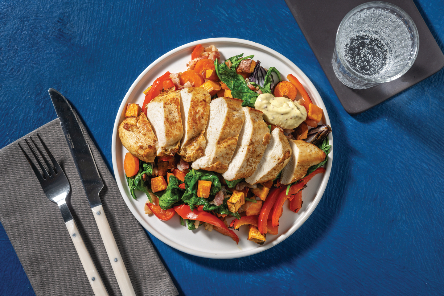 Aussie Chicken & Bacon Roast Veggies