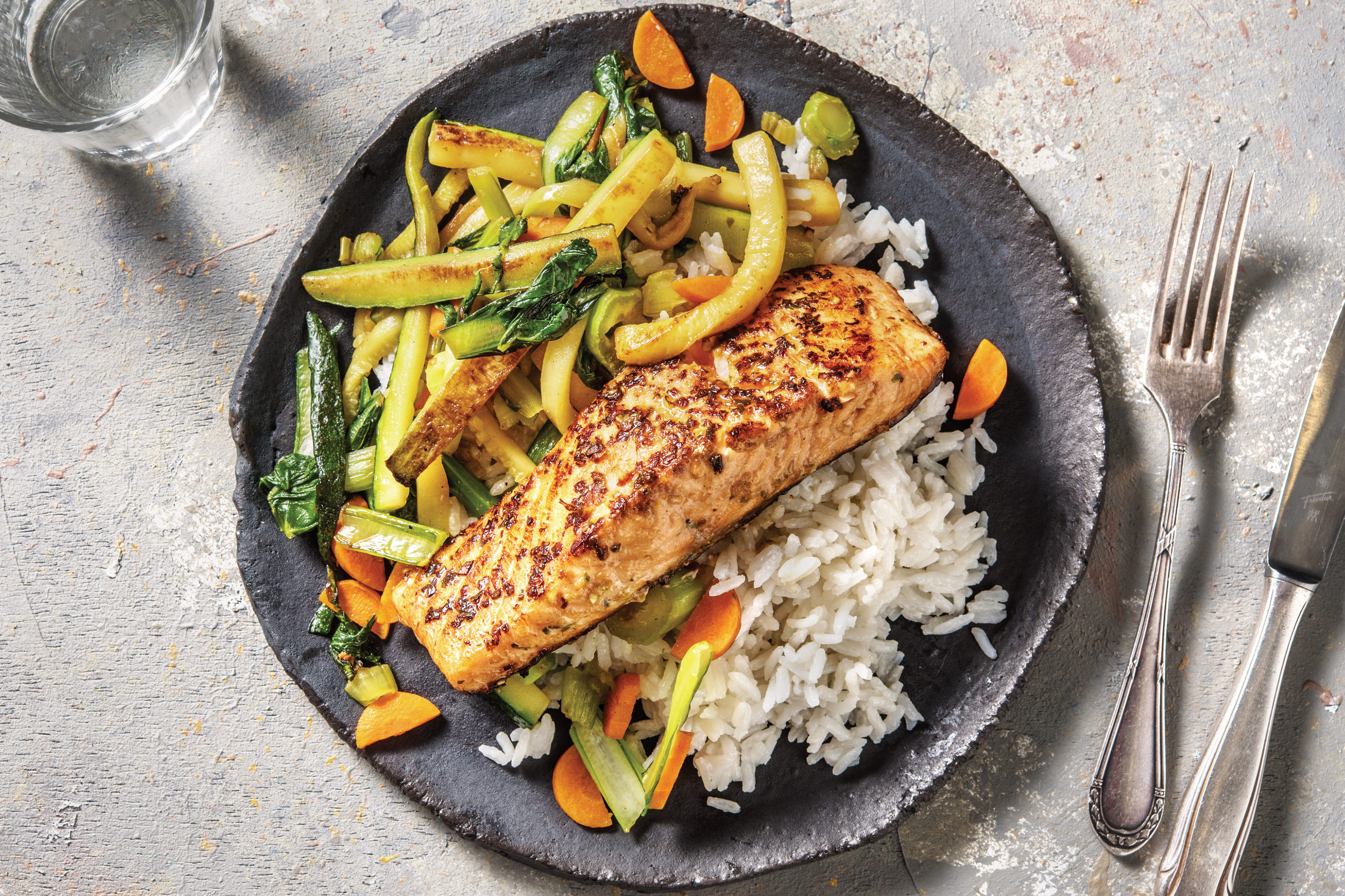 Seared Lemongrass Salmon