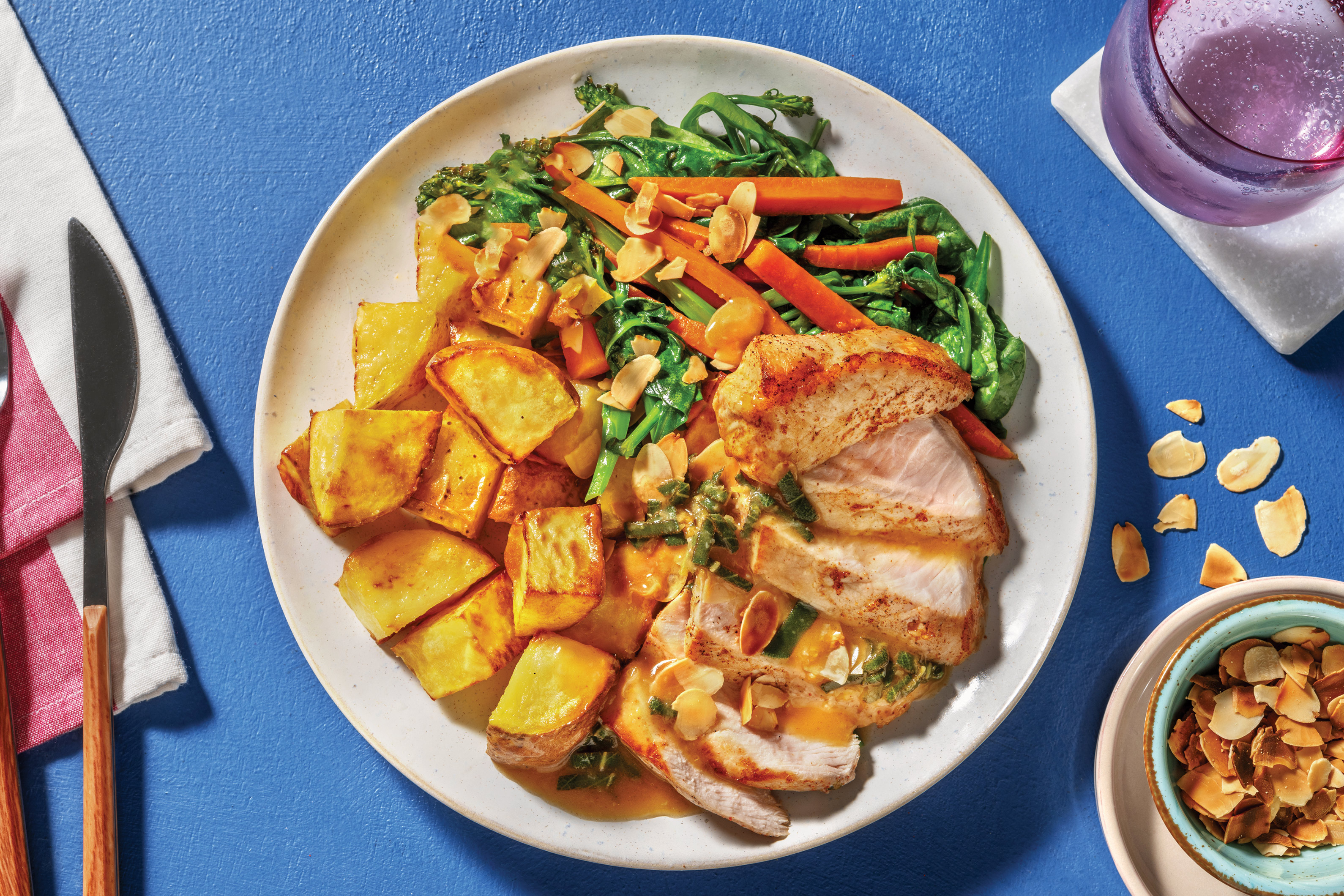 Seared Pork Steak & Sage Butter