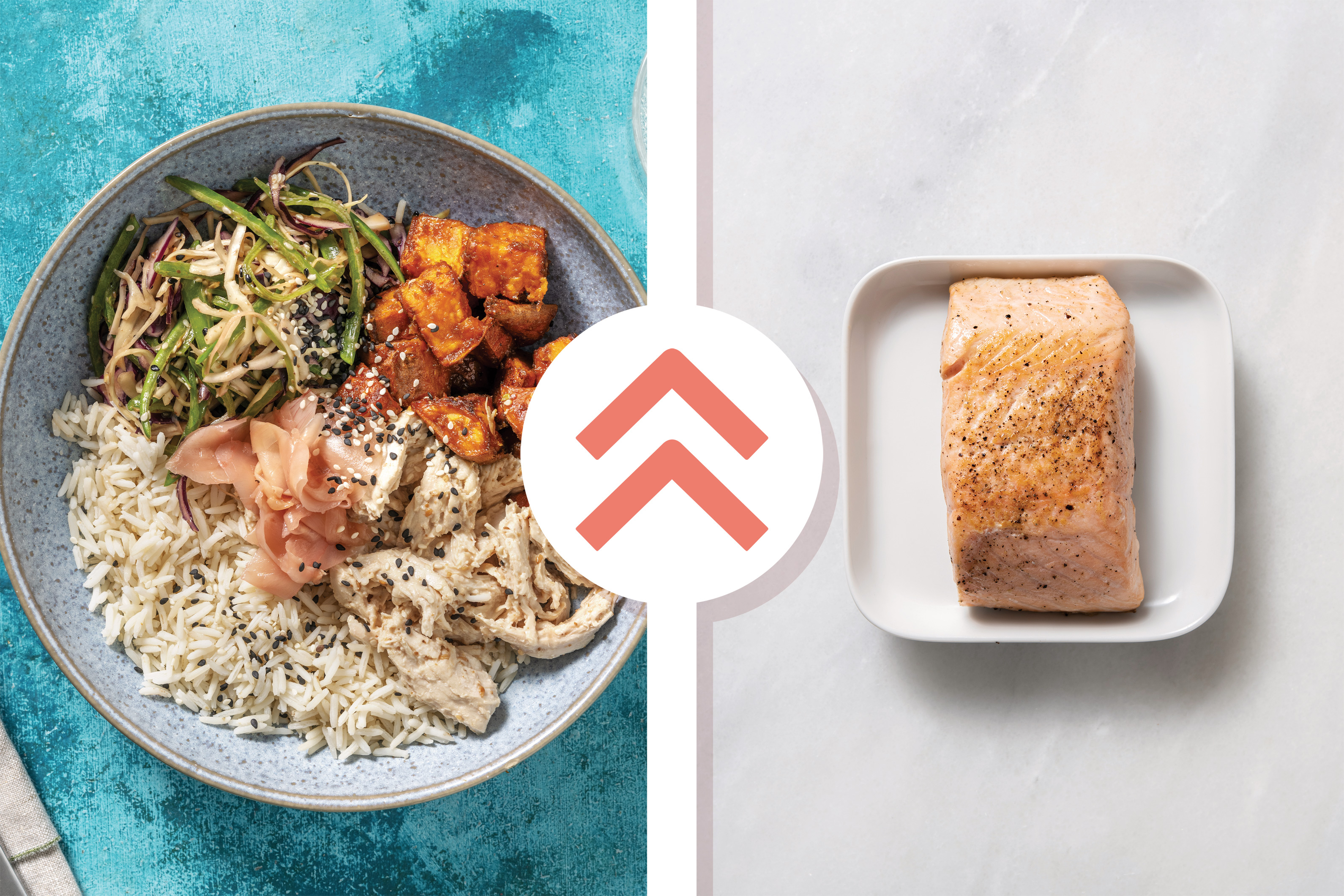 Seared Salmon Poke Bowl