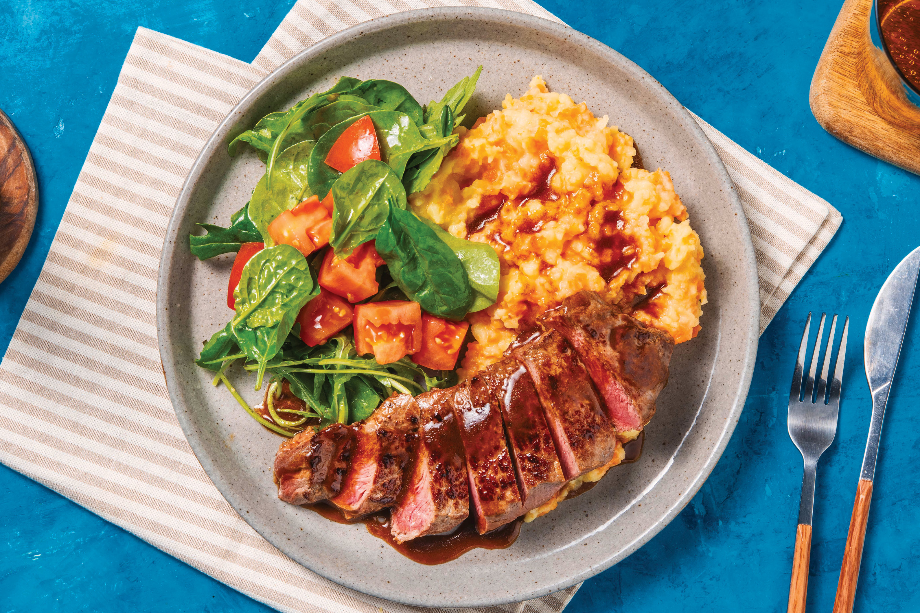 Seared Steak & Gravy