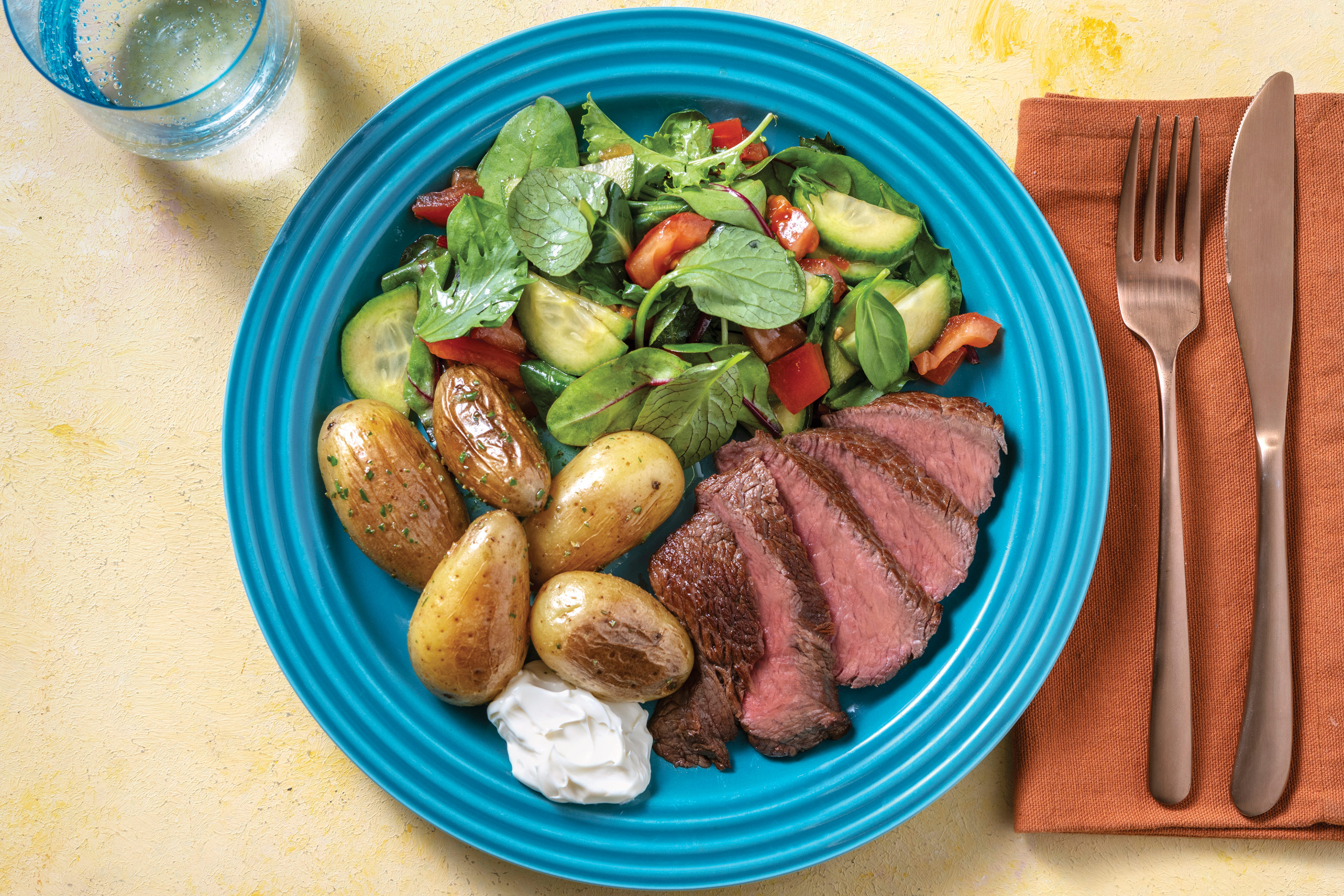 Seared Steak & Potatoes