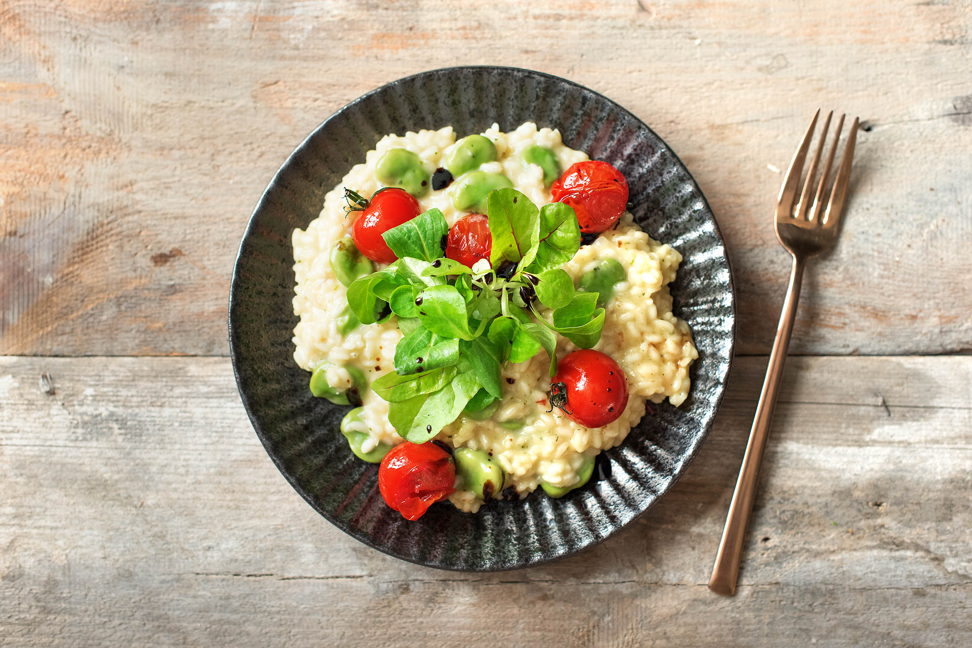 Seasonal Broad Bean Risotto
