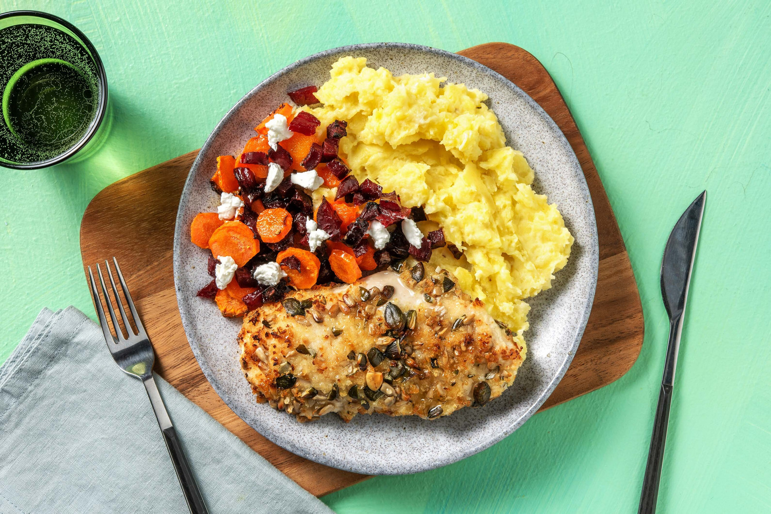 Seed-Crusted Chicken Breasts