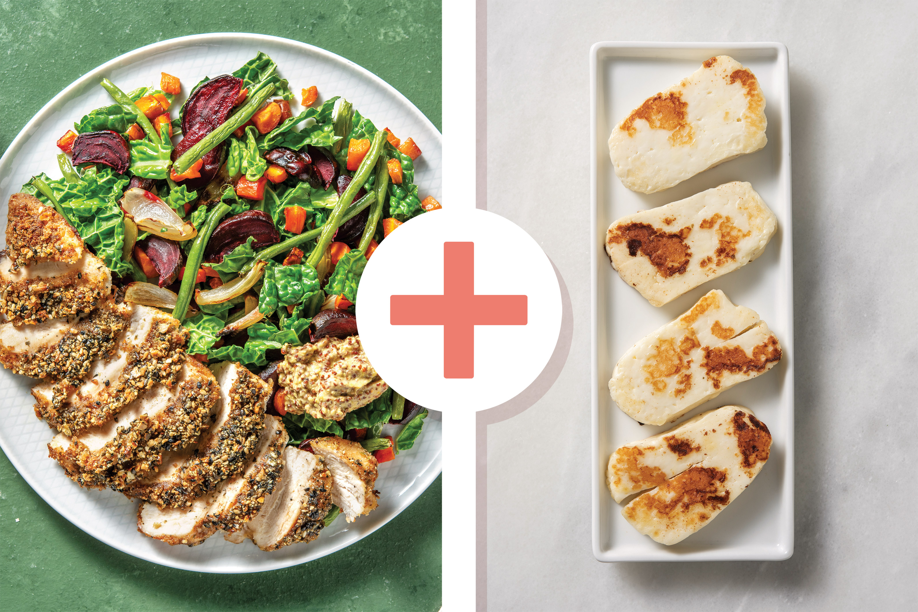 Herby-Crusted Haloumi