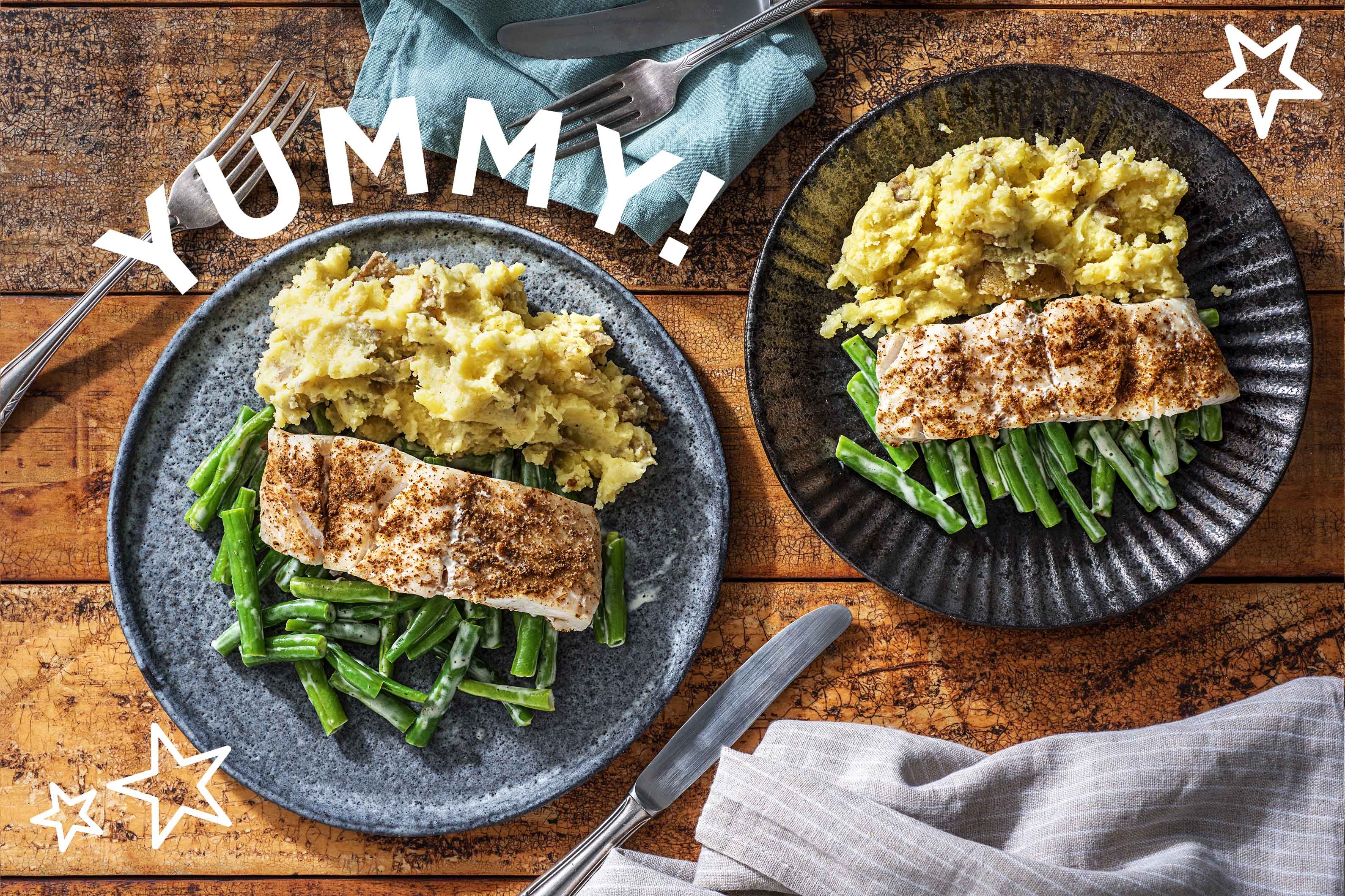 Seehecht aus dem Backofen