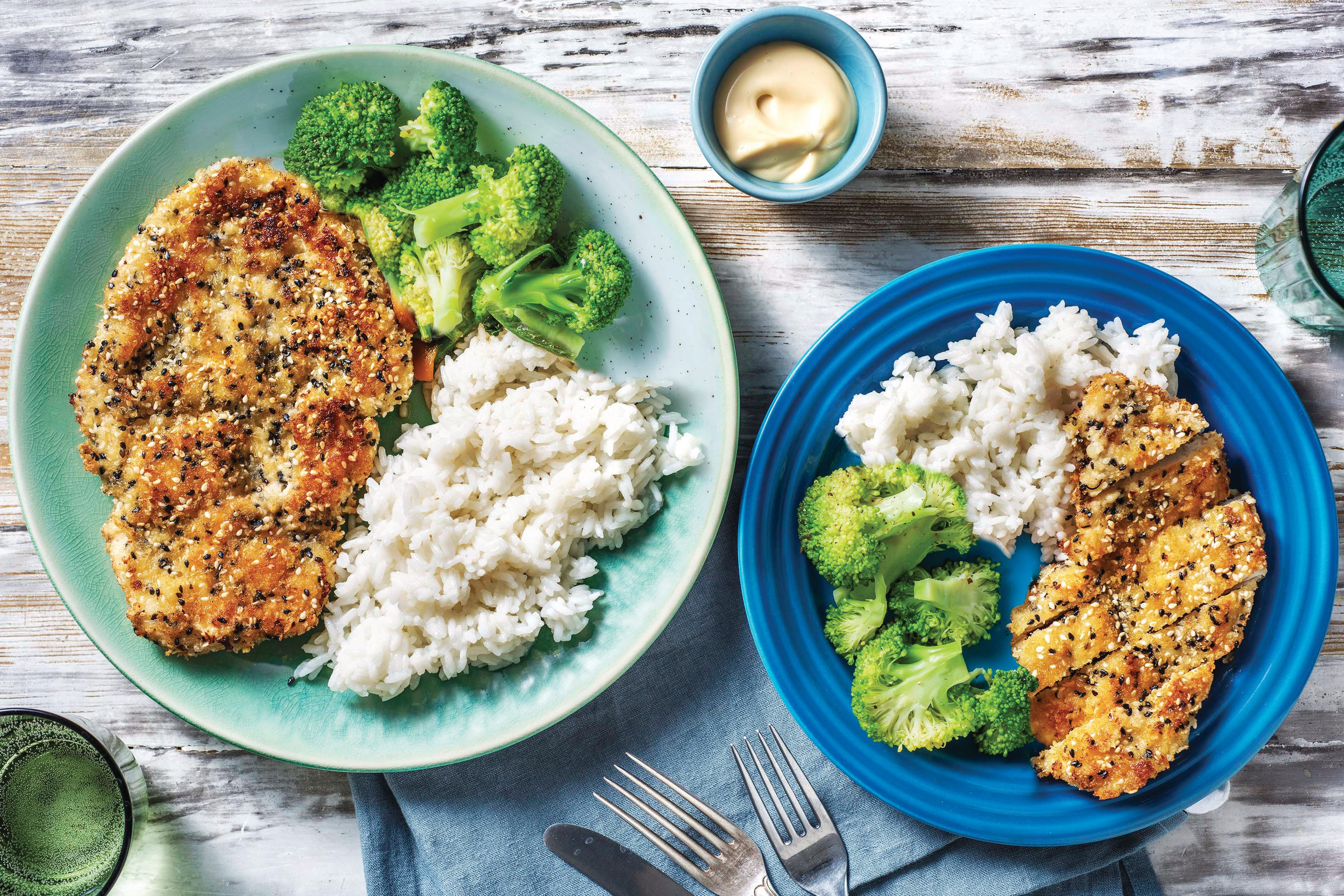 Japanese Sesame-Crumbed Chicken