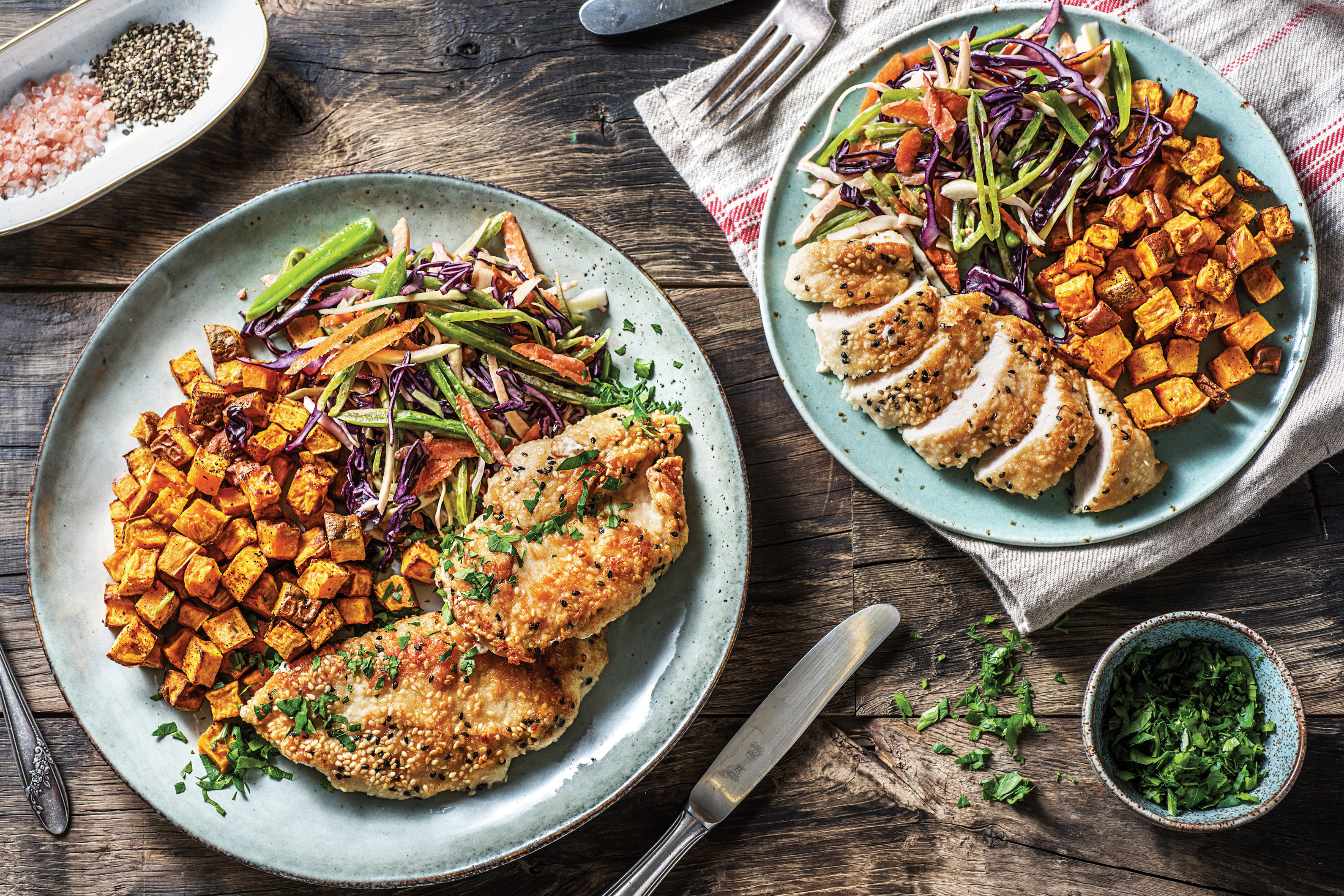 Sesame-Crusted Chicken