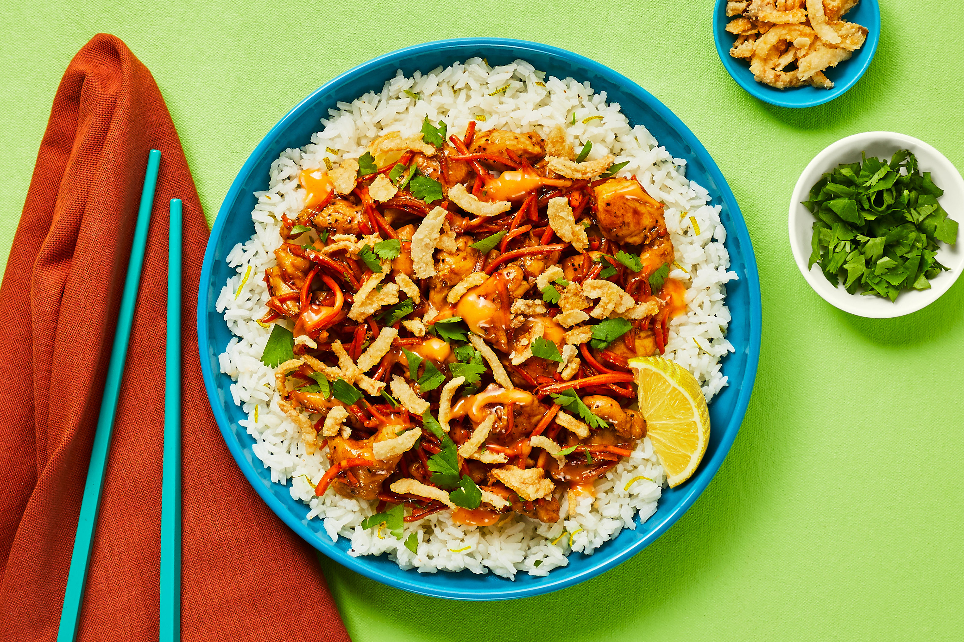 Sesame Soy Chicken Bowls