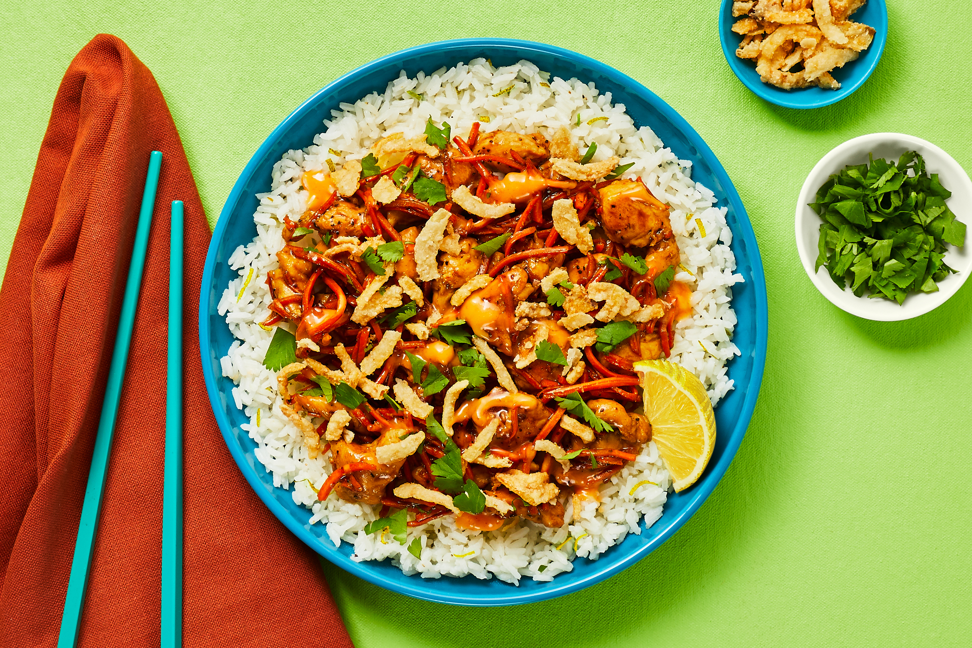 Sesame Soy Chicken Bowls