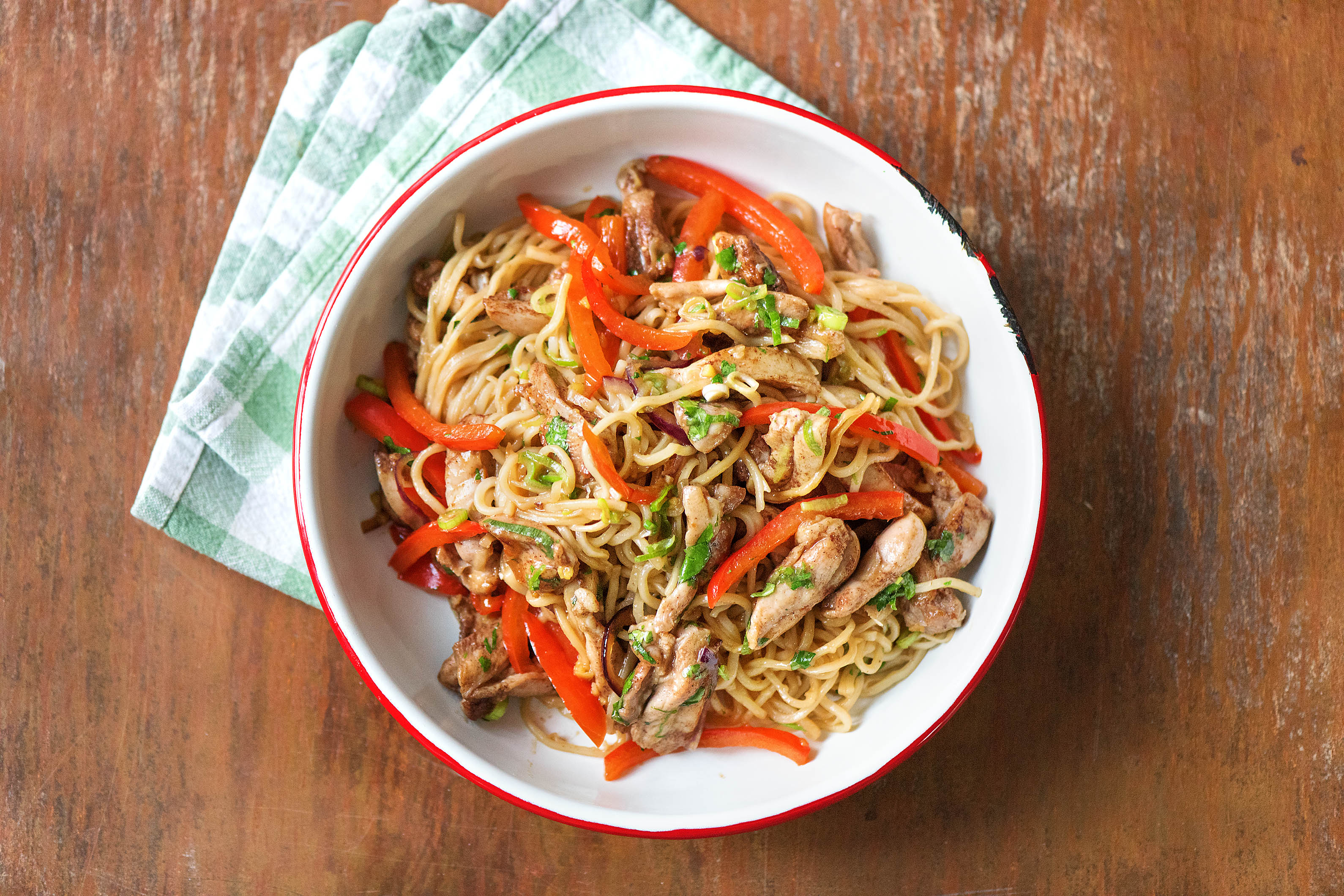 Shanghai Style Chicken Stir-Fry.