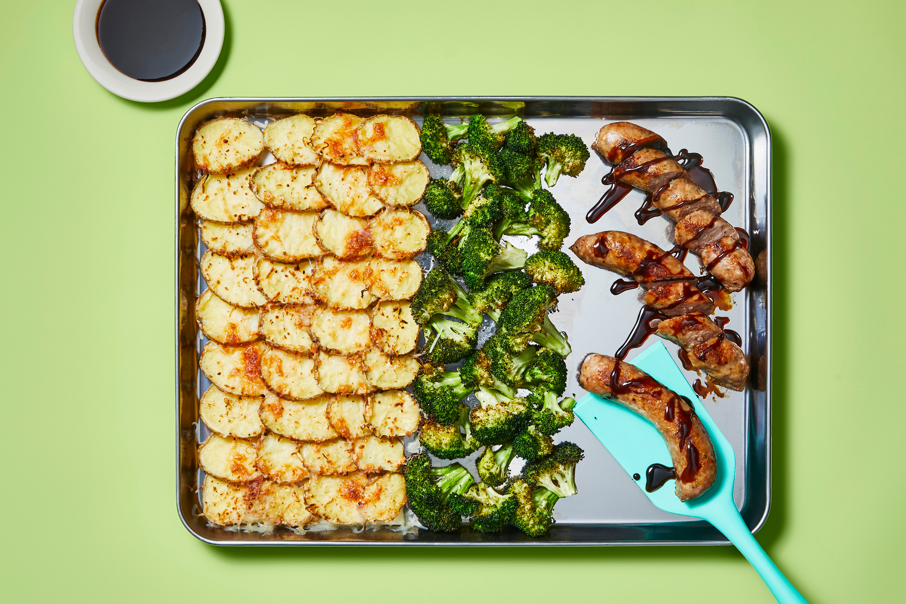 Pork Sausage & Shingled Potatoes