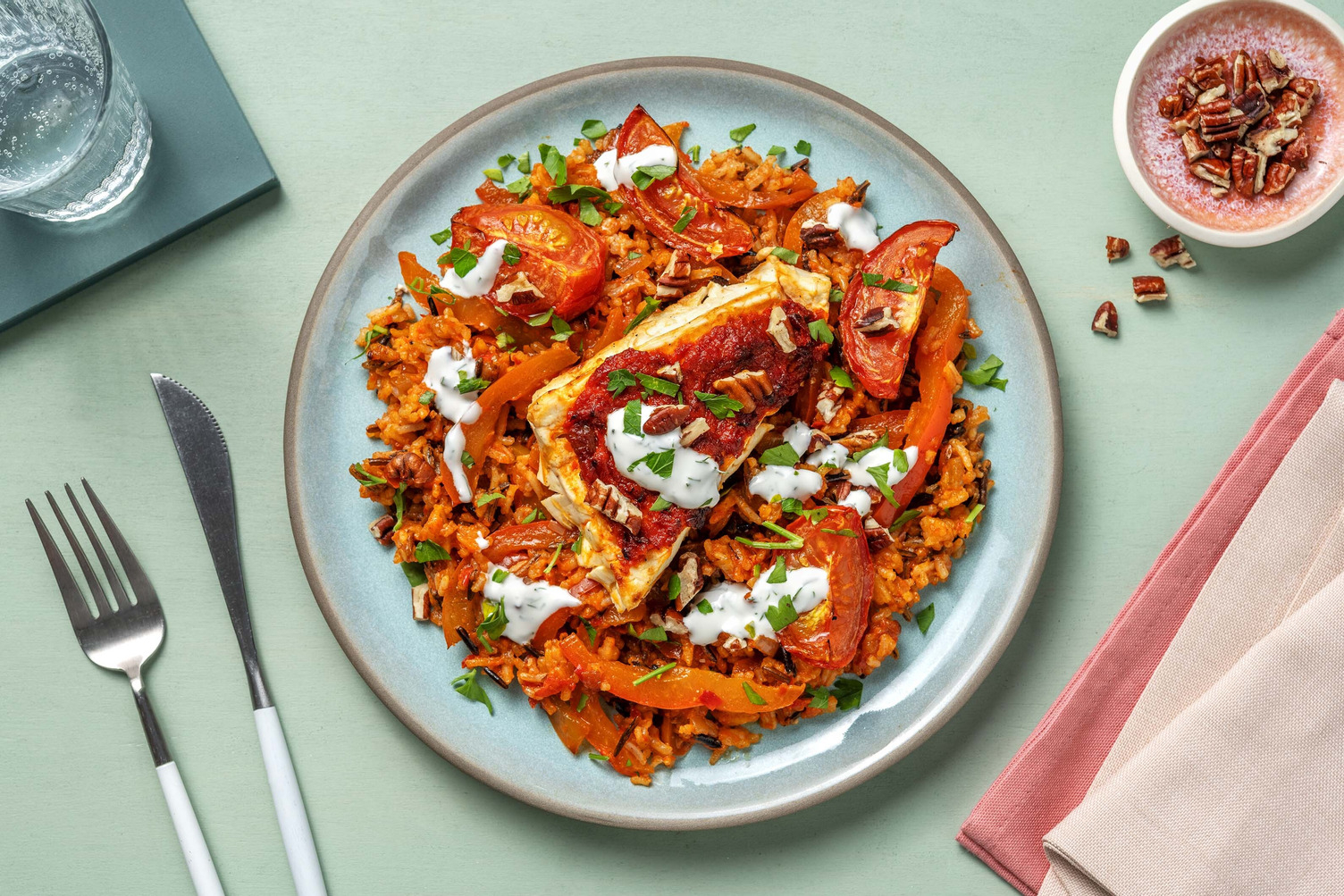 Sheperd's Bowl! Gebackener Hirtenkäse