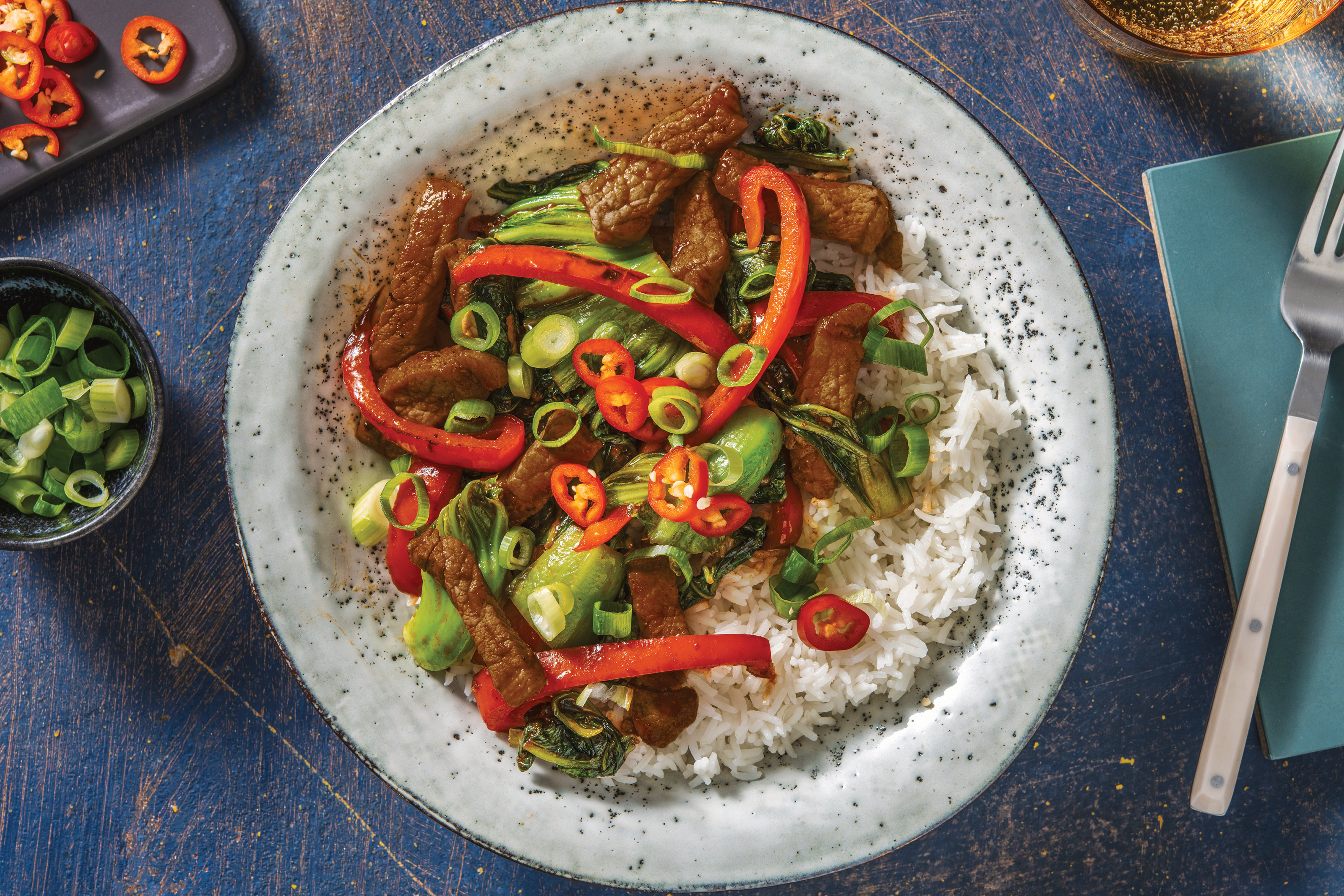 Sichuan Beef & Garlic Rice