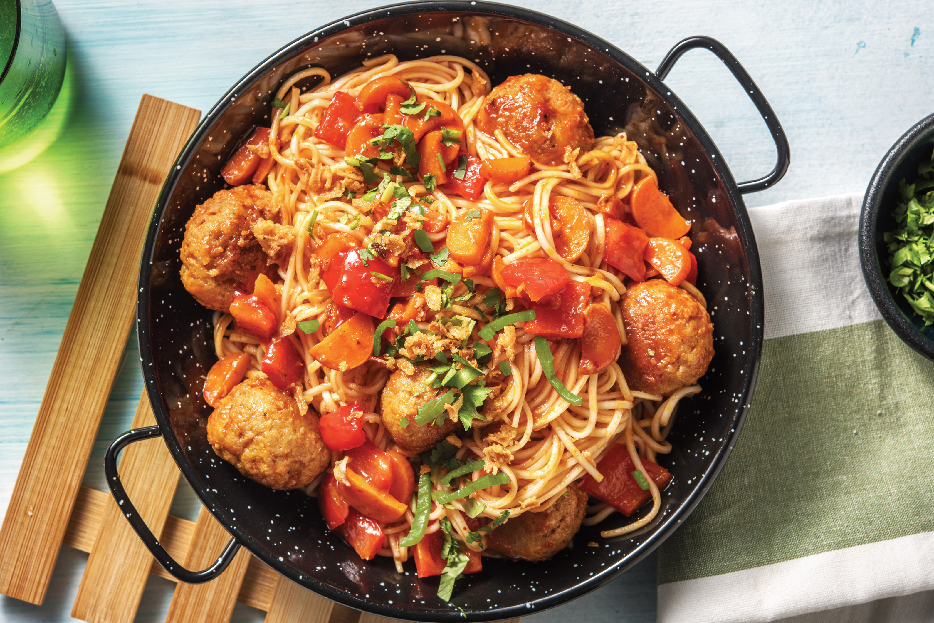 Sichuan Glazed Pork Meatballs