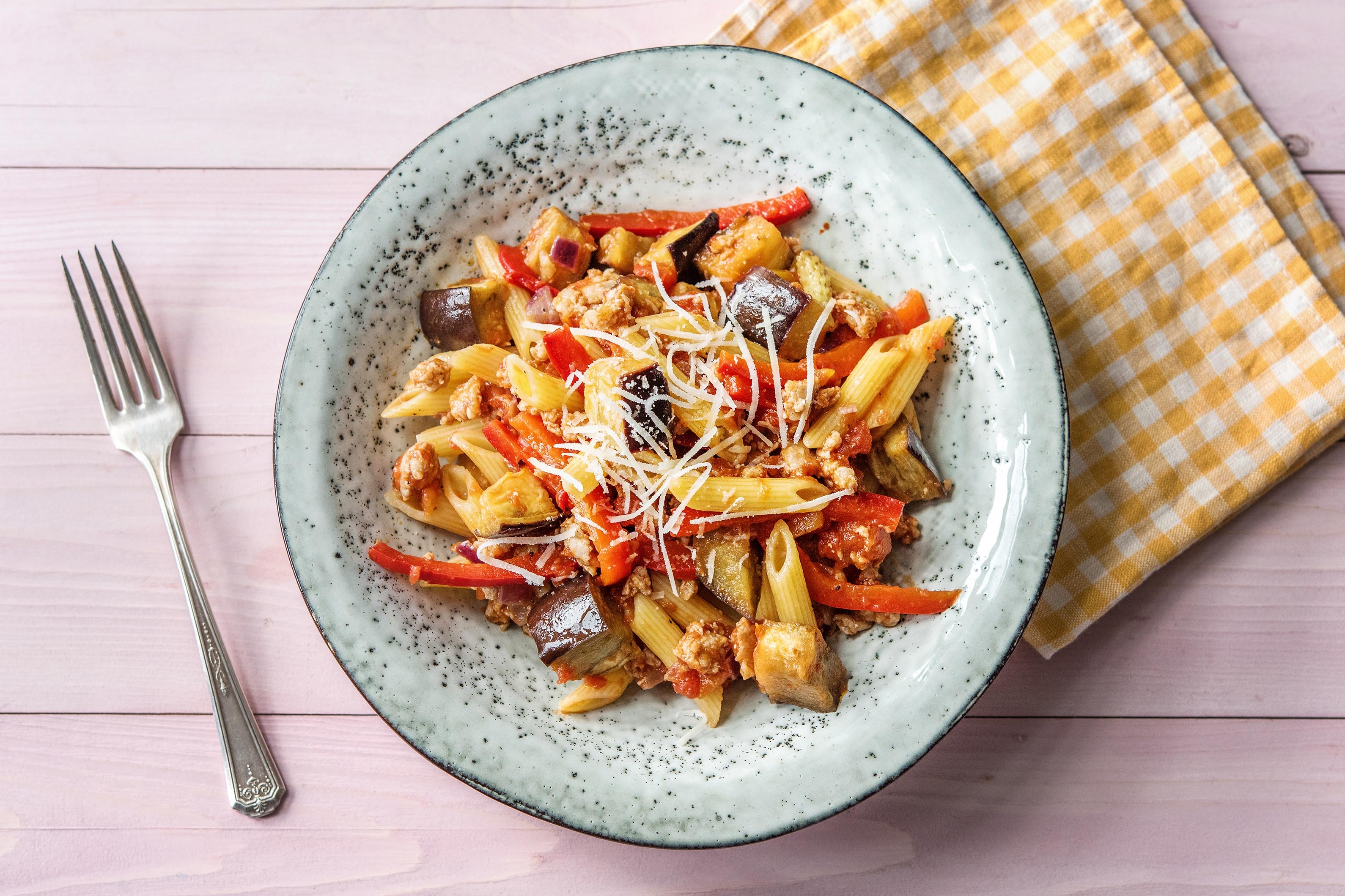 Sicilian Penne Caponata