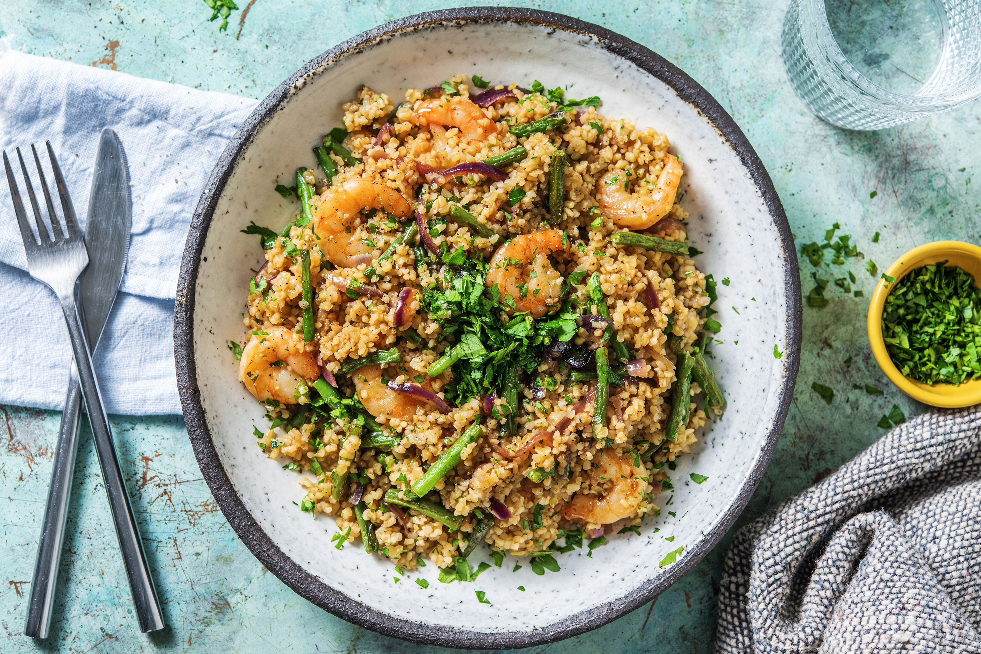 Simple Soy and Honey Glazed Prawns