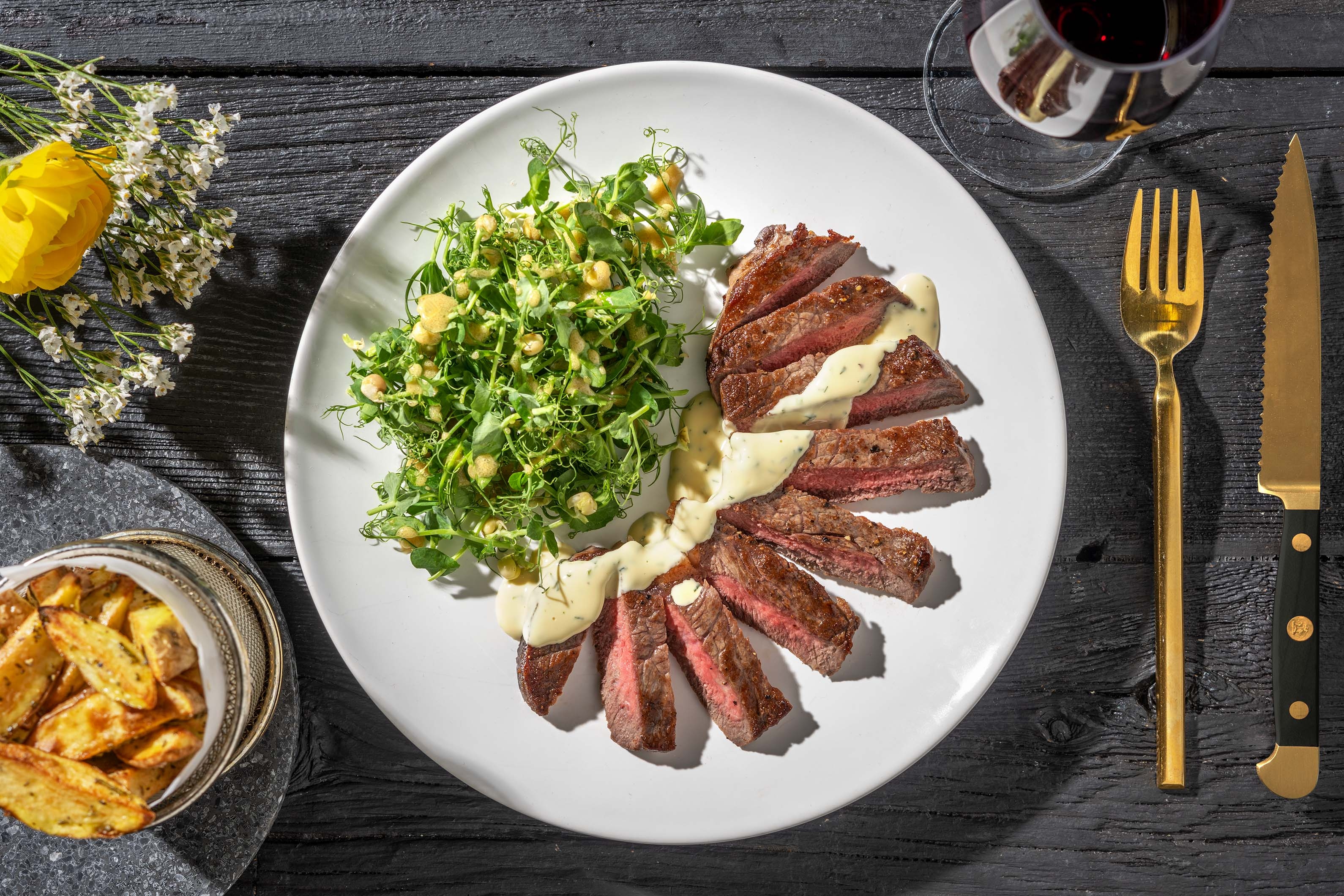 Sirloin Steak & Bearnaise Sauce