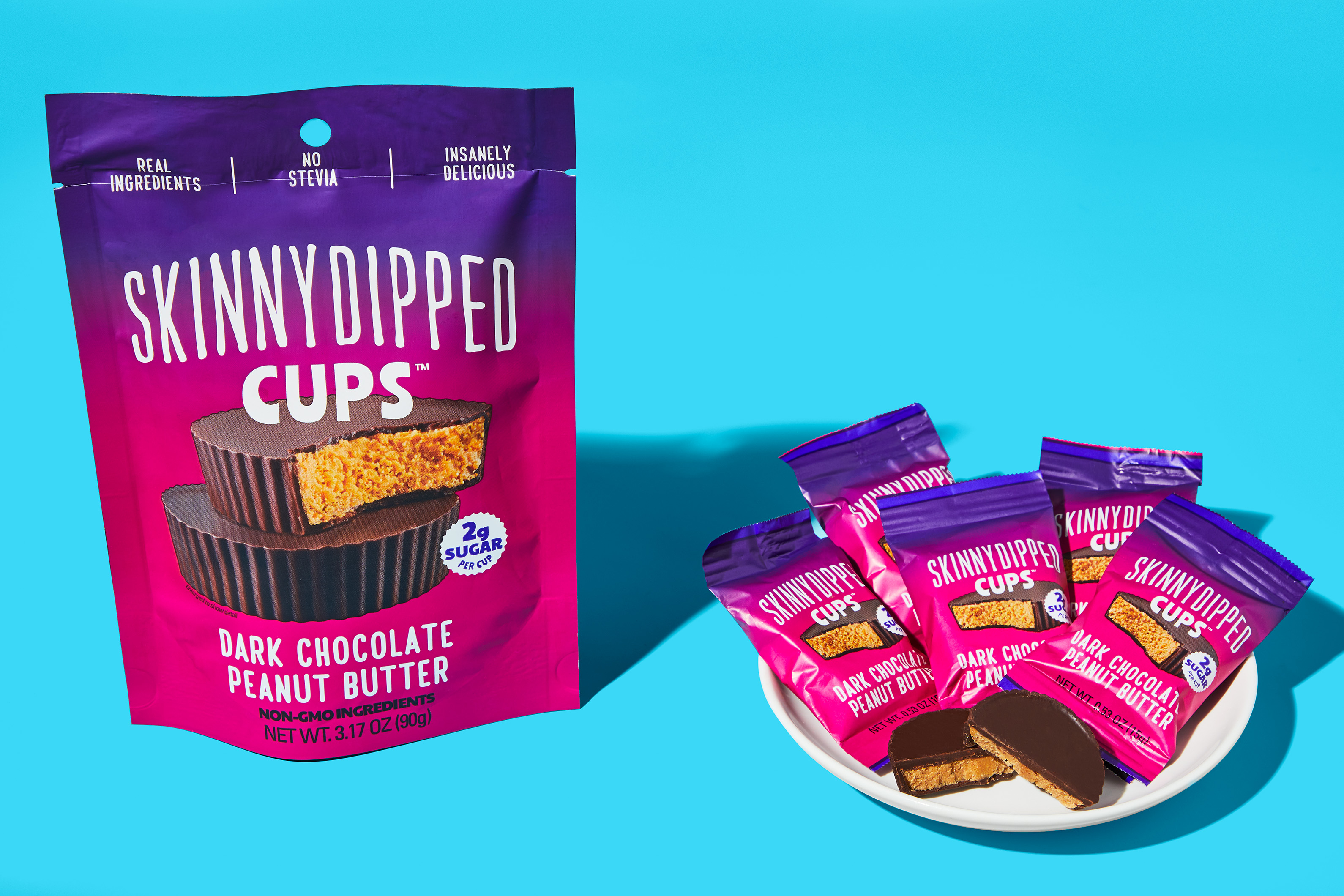 SkinnyDipped Dark Chocolate Peanut Butter Cups