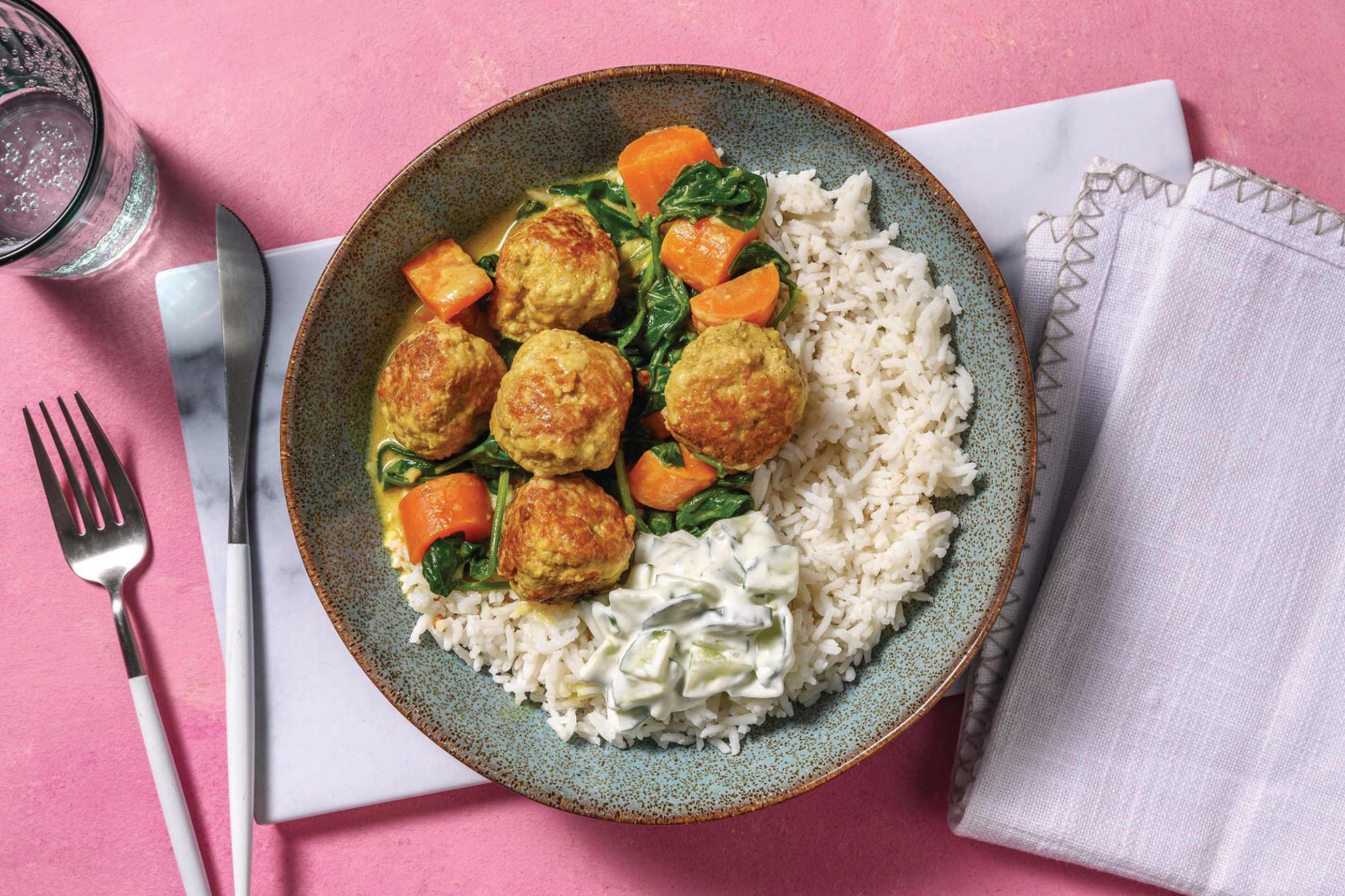 Slow-Cooked Mumbai Pork Meatball Curry