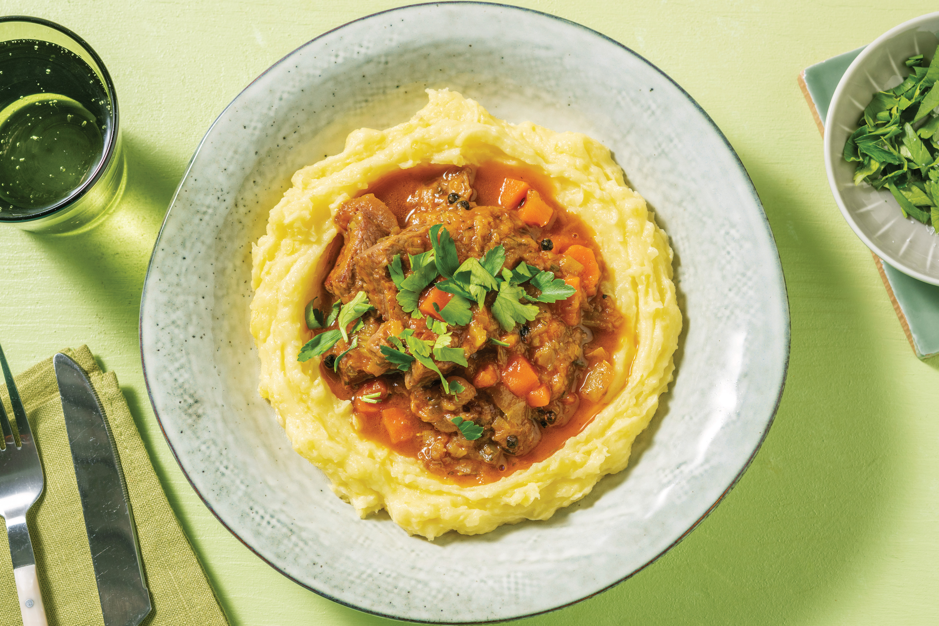 Slow-Cooked Peppercorn Beef Stew