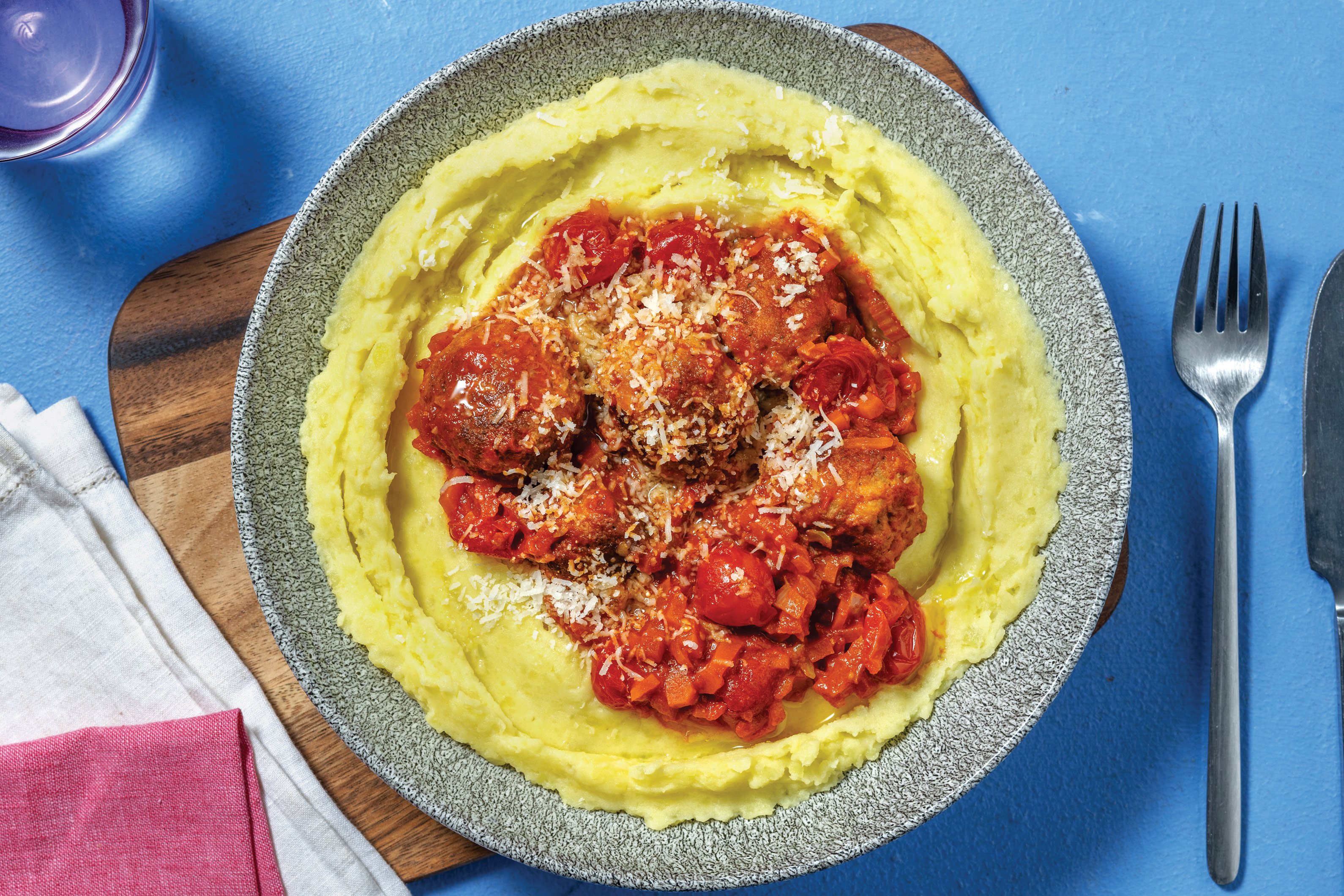 Slow-Cooked Pork Meatball Ragu