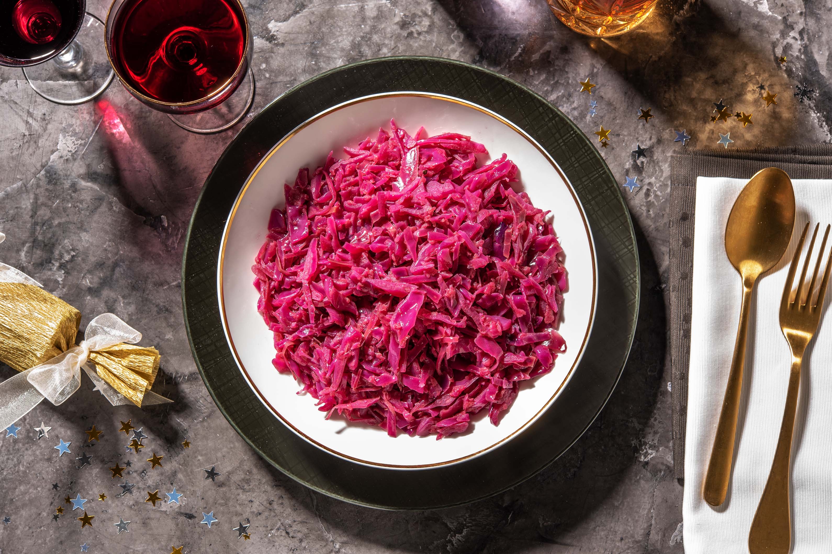 Slow Braised Red Cabbage