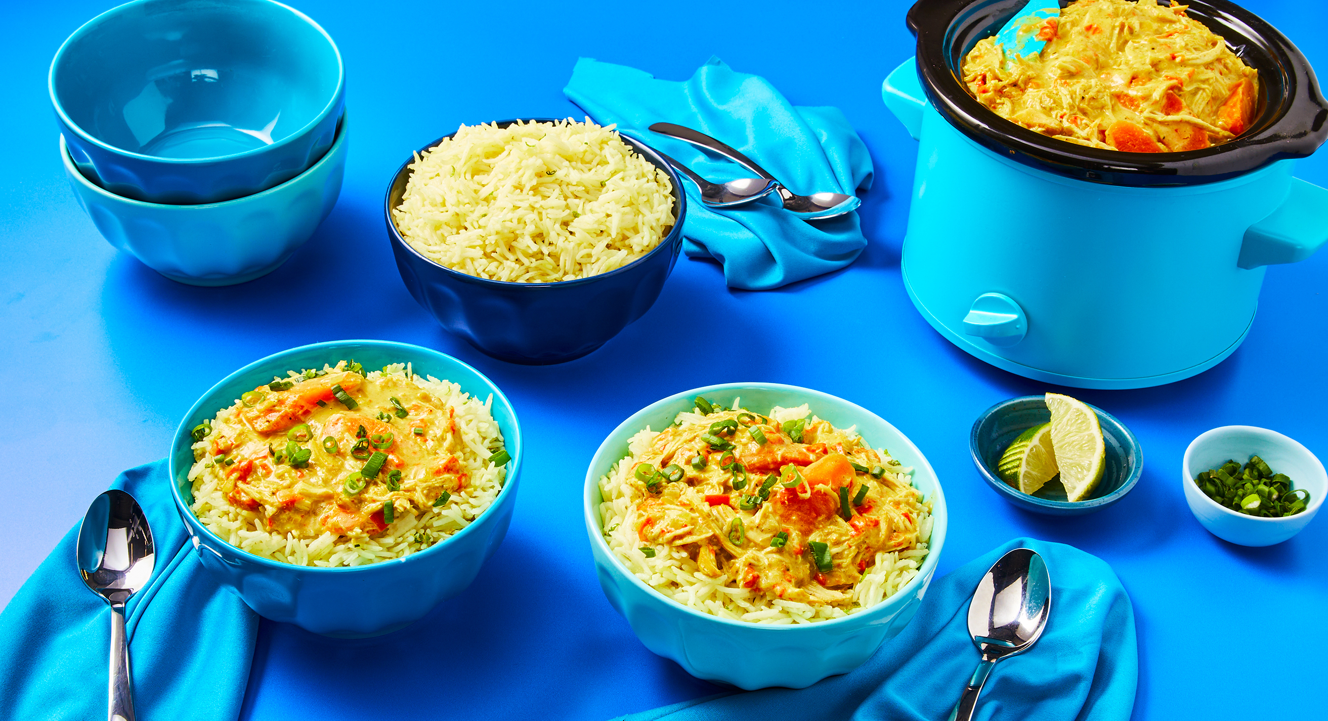 Slow Cooker Saucy Coconut Chicken Curry