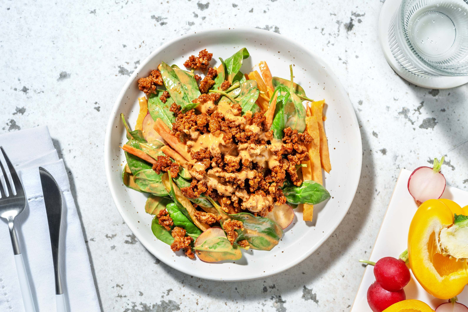 Smart Korean-Inspired Turkey Salad