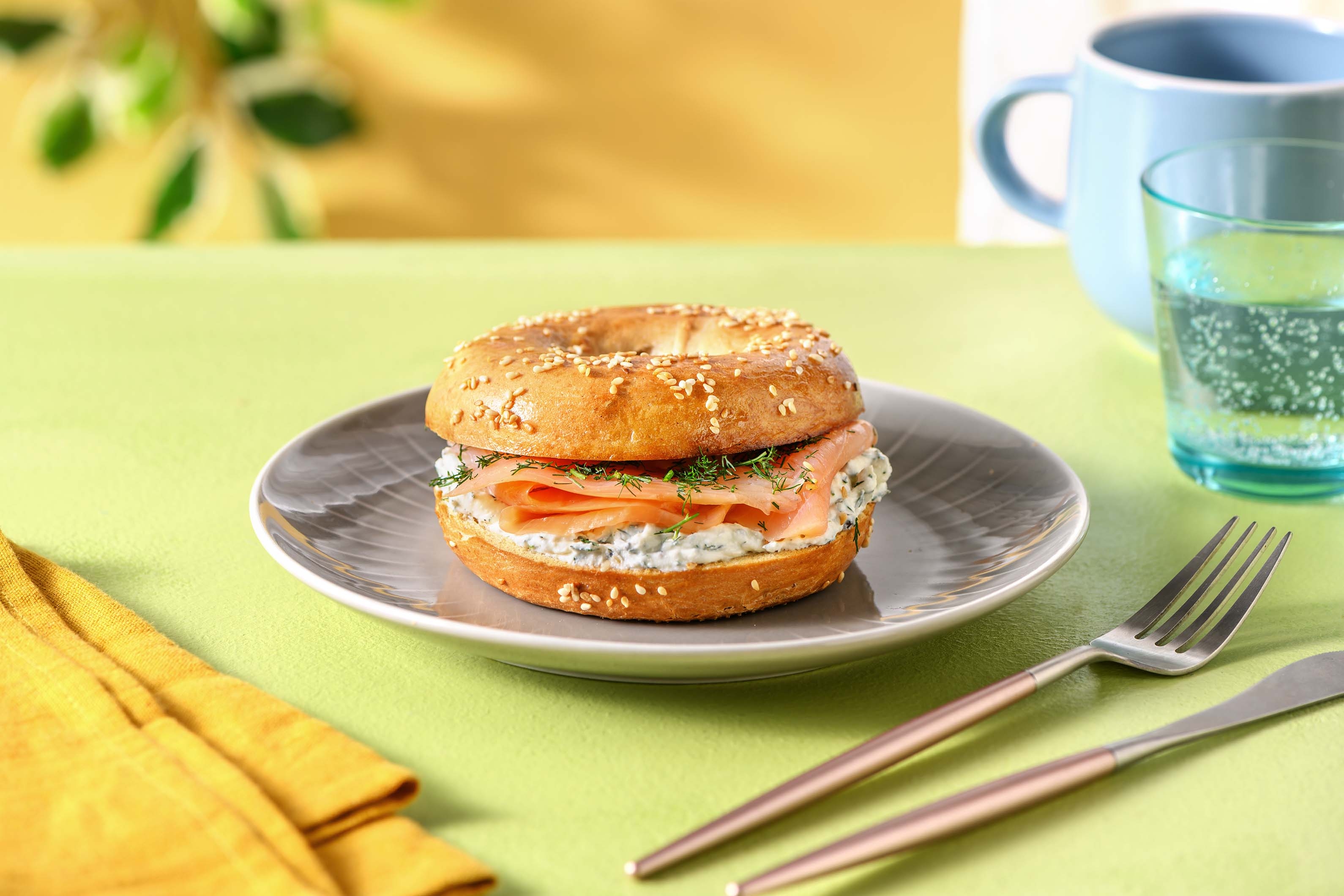 Smoked Salmon Bagel