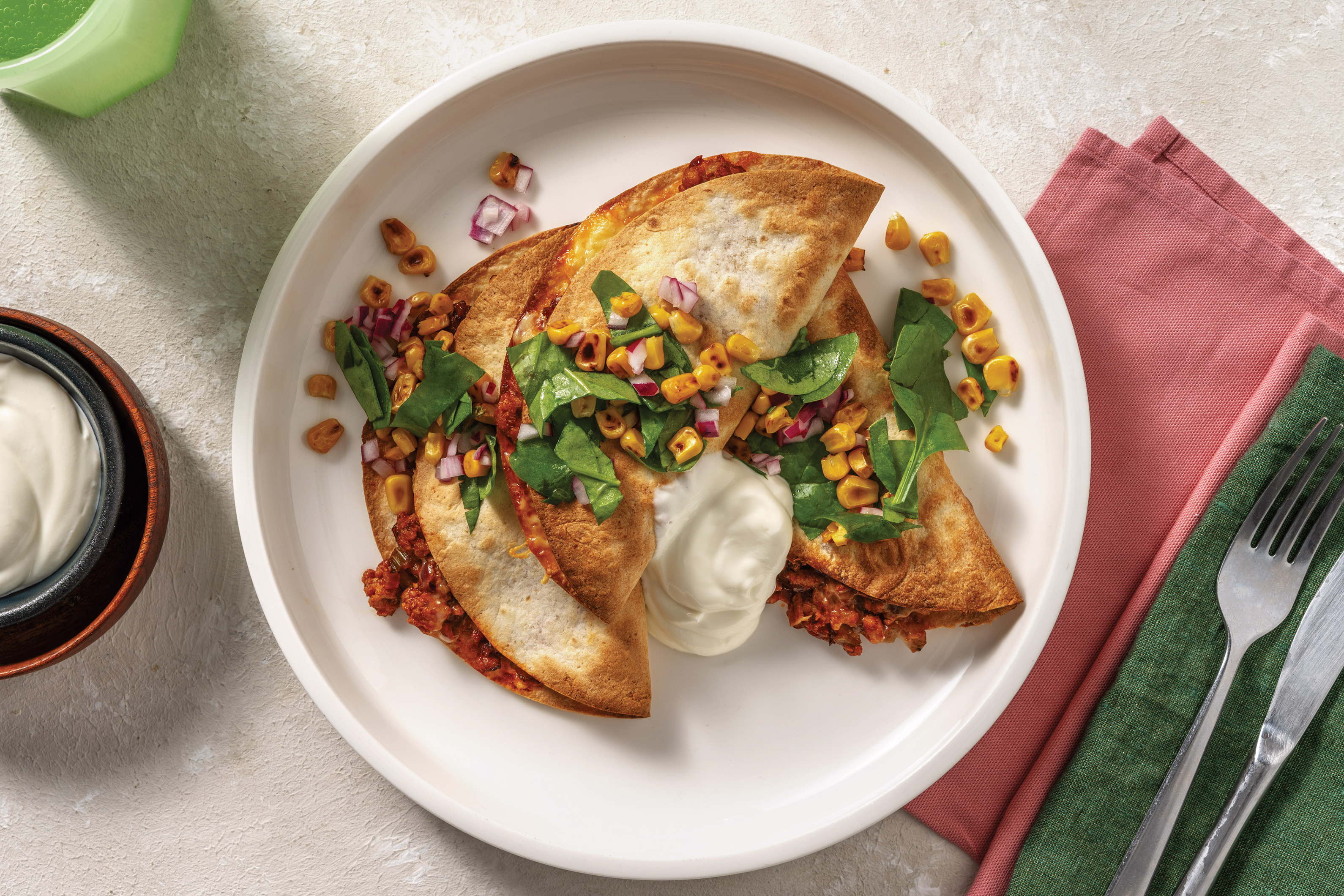 Smokey BBQ Pork Quesadillas