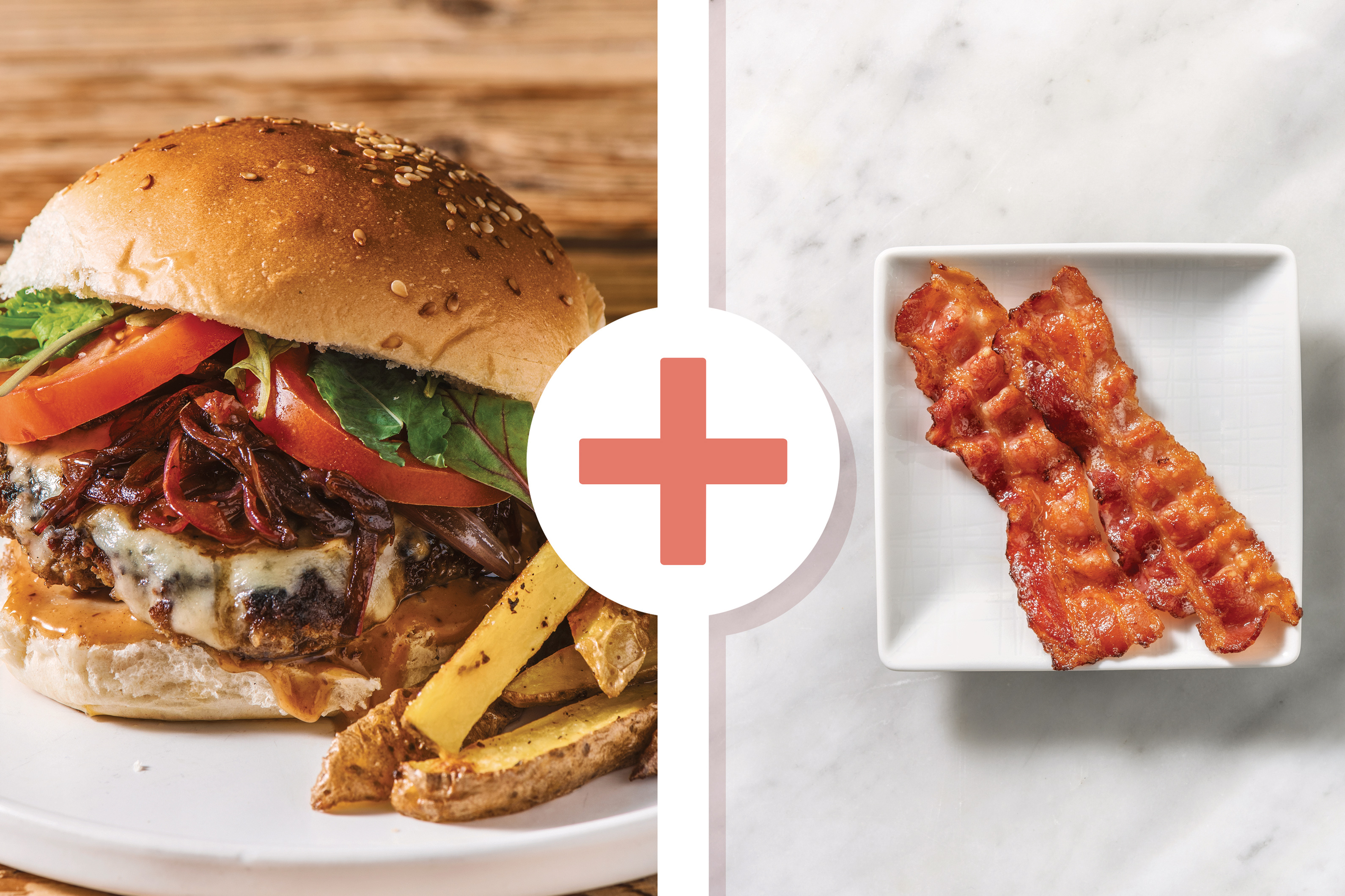 Smokey Beef & Bacon Cheeseburger