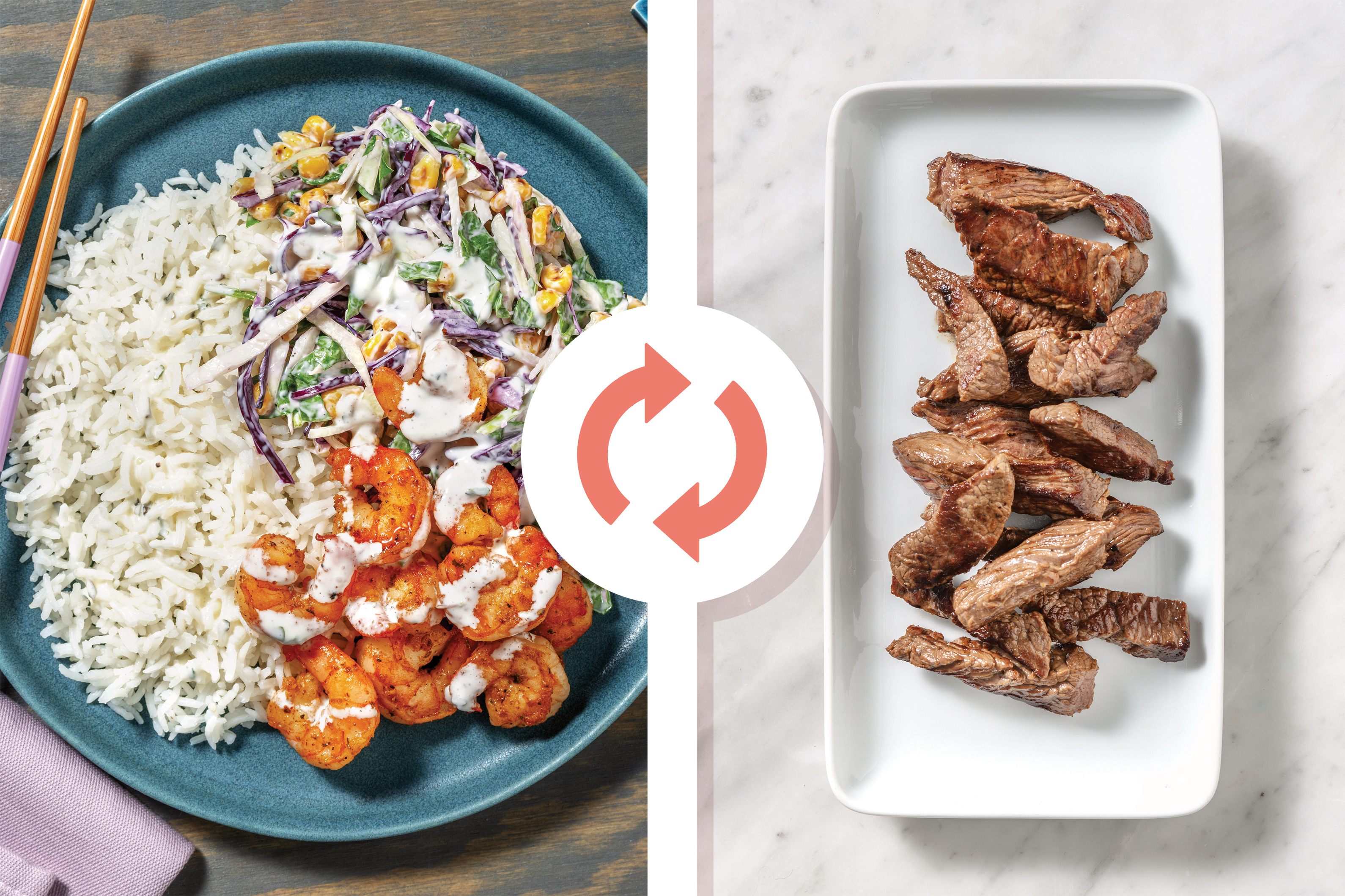 American-Spiced Beef & Garlic Rice