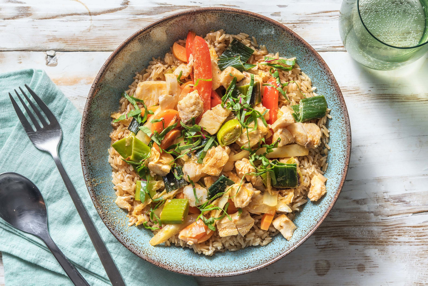 Curry de poisson express