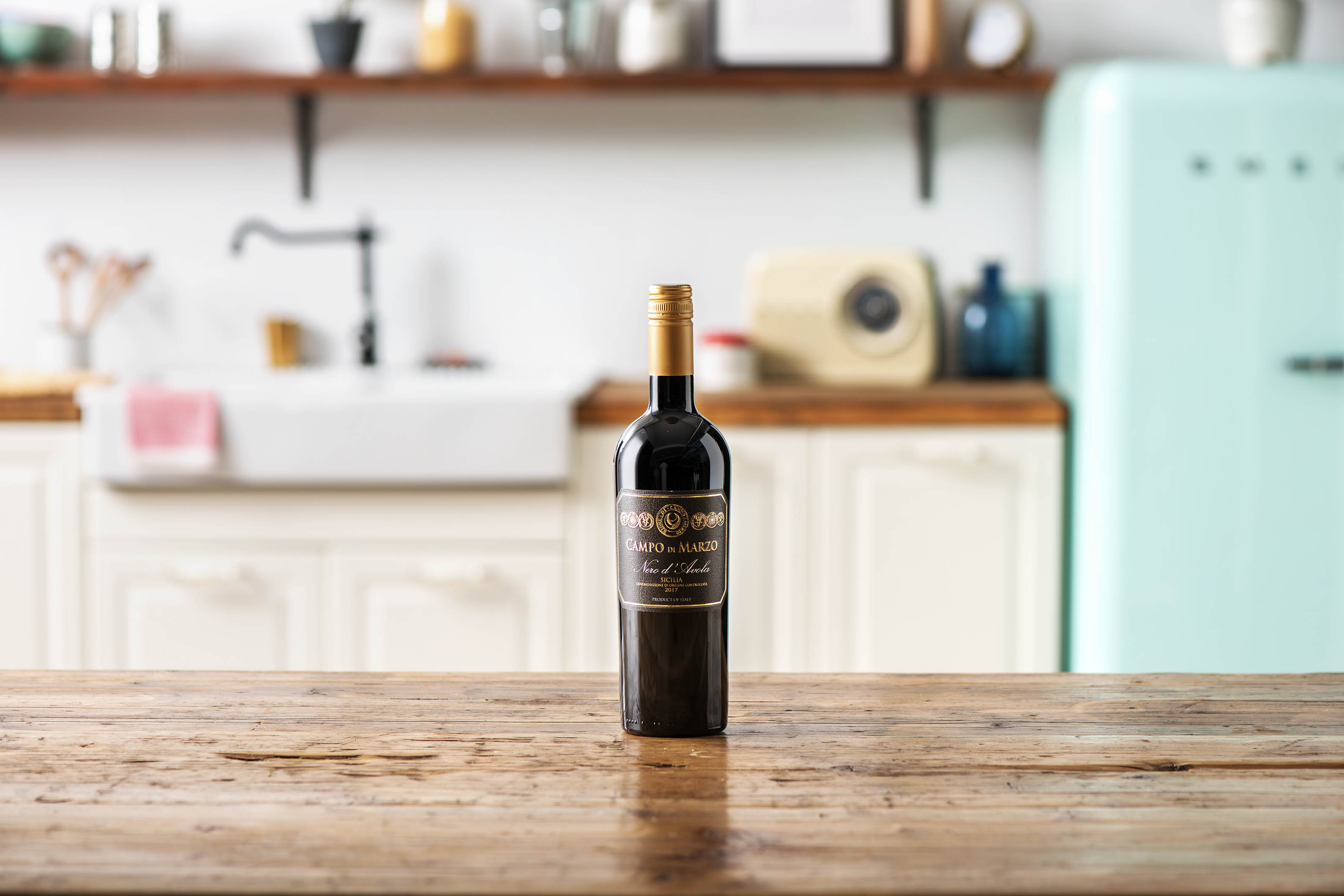 Soepele Siciliaanse rode wijn