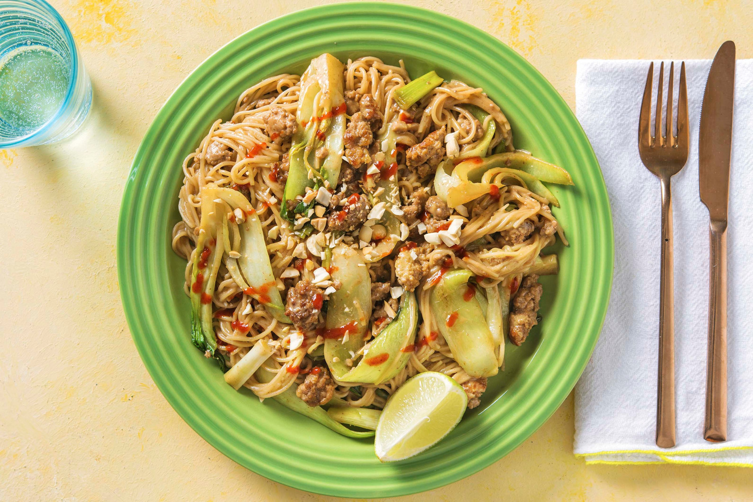 Somen! Japanische Nudeln mit Hack